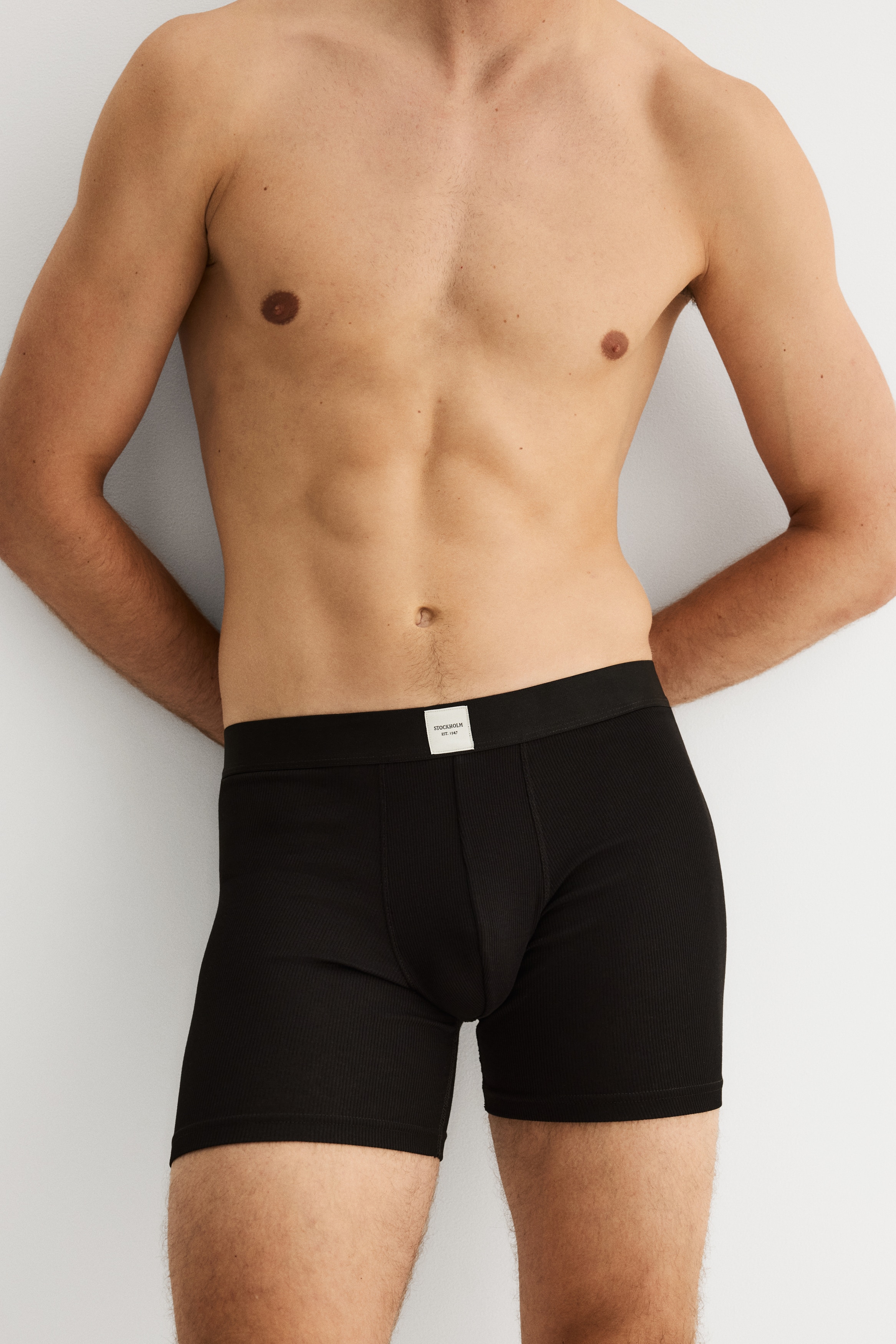 3-pack mid trunks with Lycra®