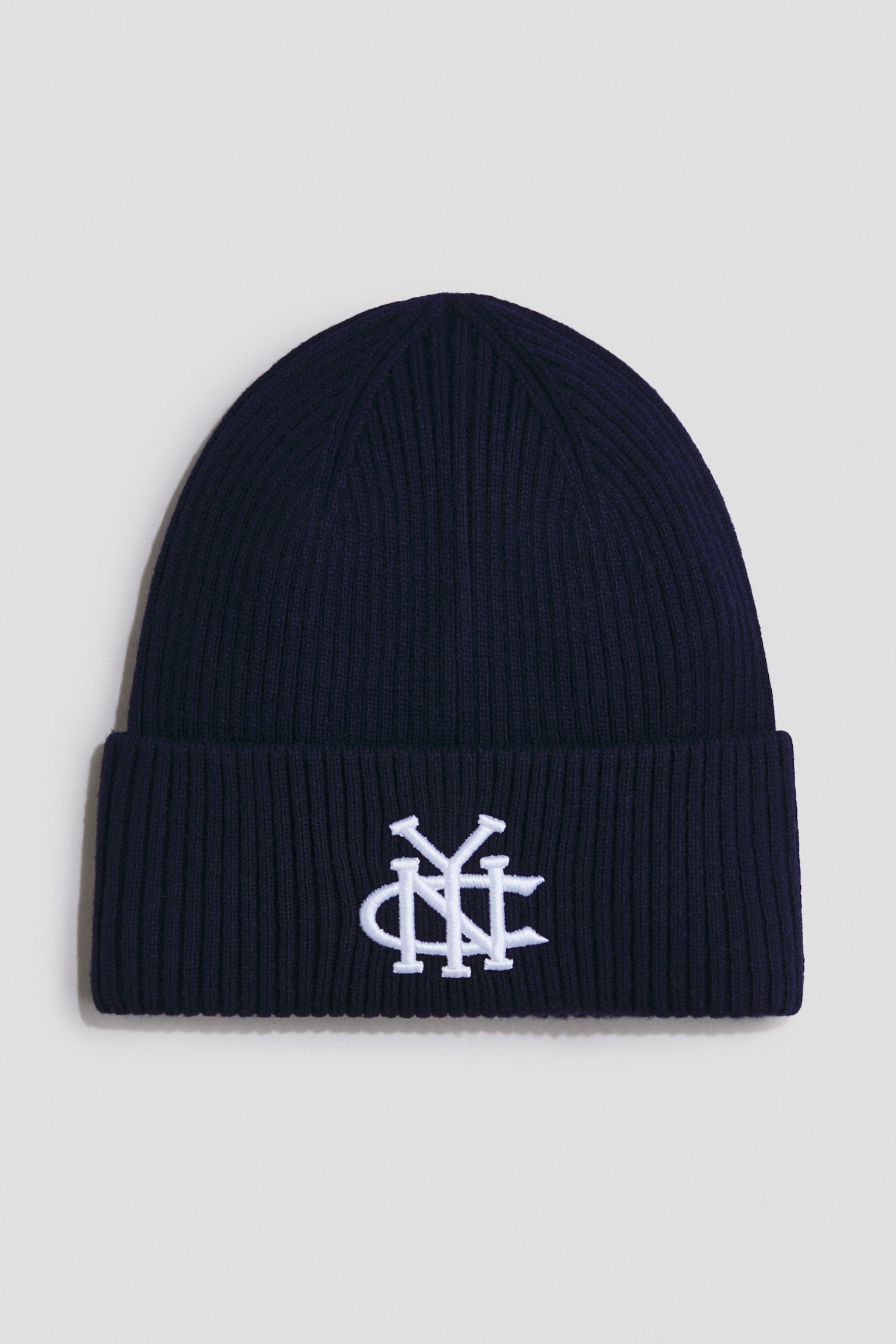 Muts met borduursel - Marineblauw/NYC/Grijs gemêleerd/NYC