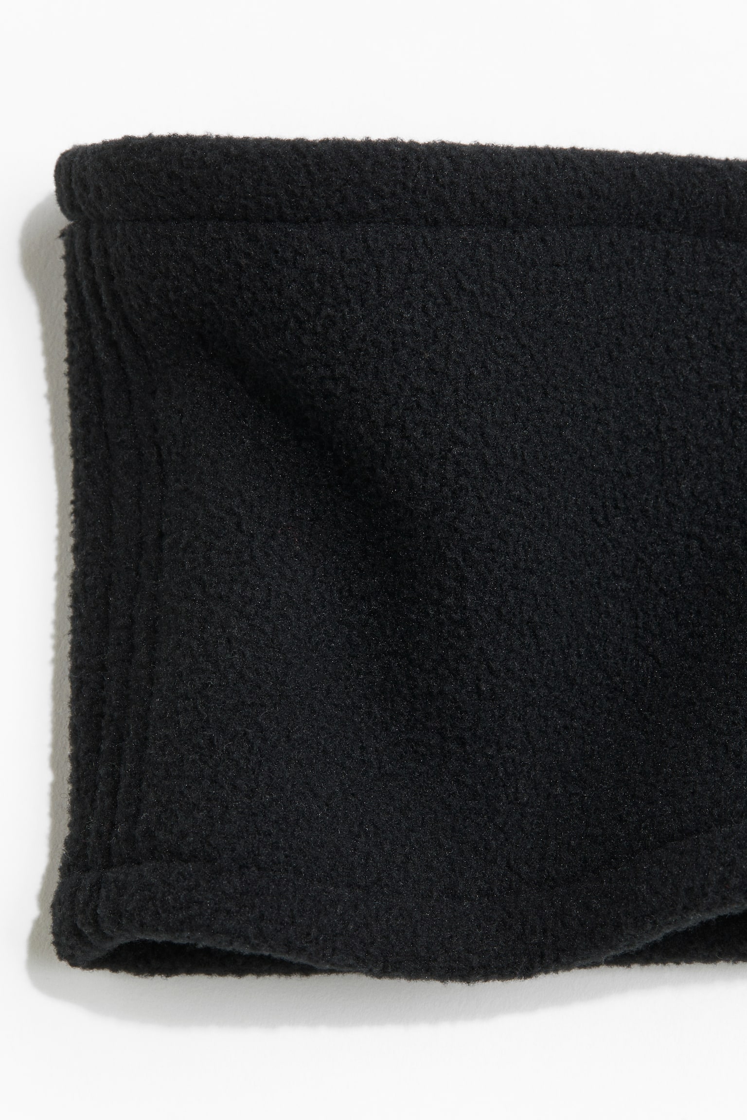 Fleece sports headband - Black/Beige - 2