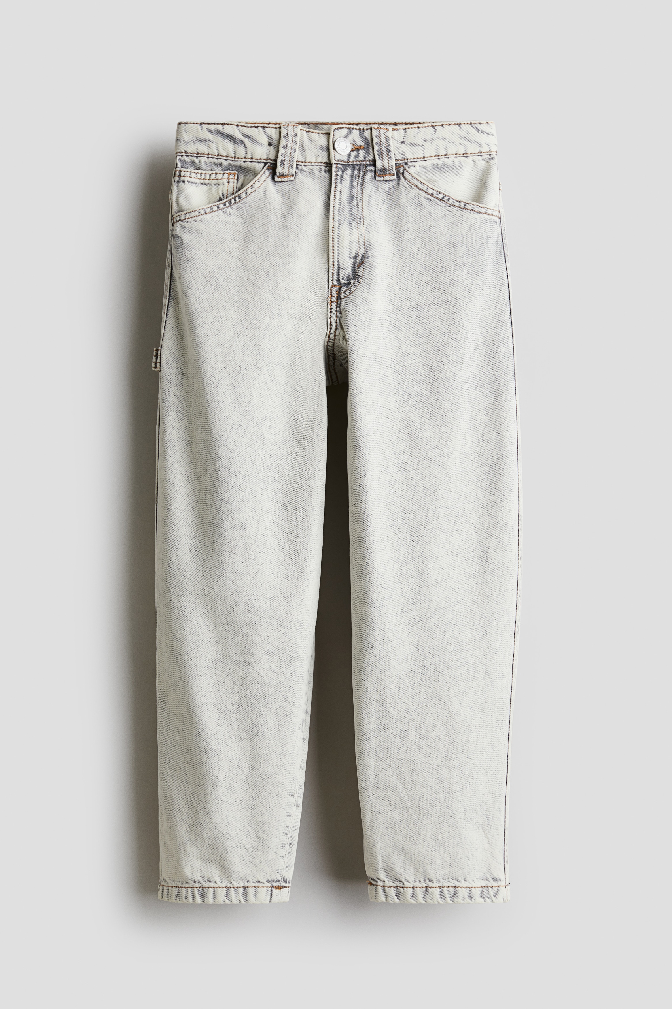 Baggy Fit Jeans - Light gray - Kids | H&M US