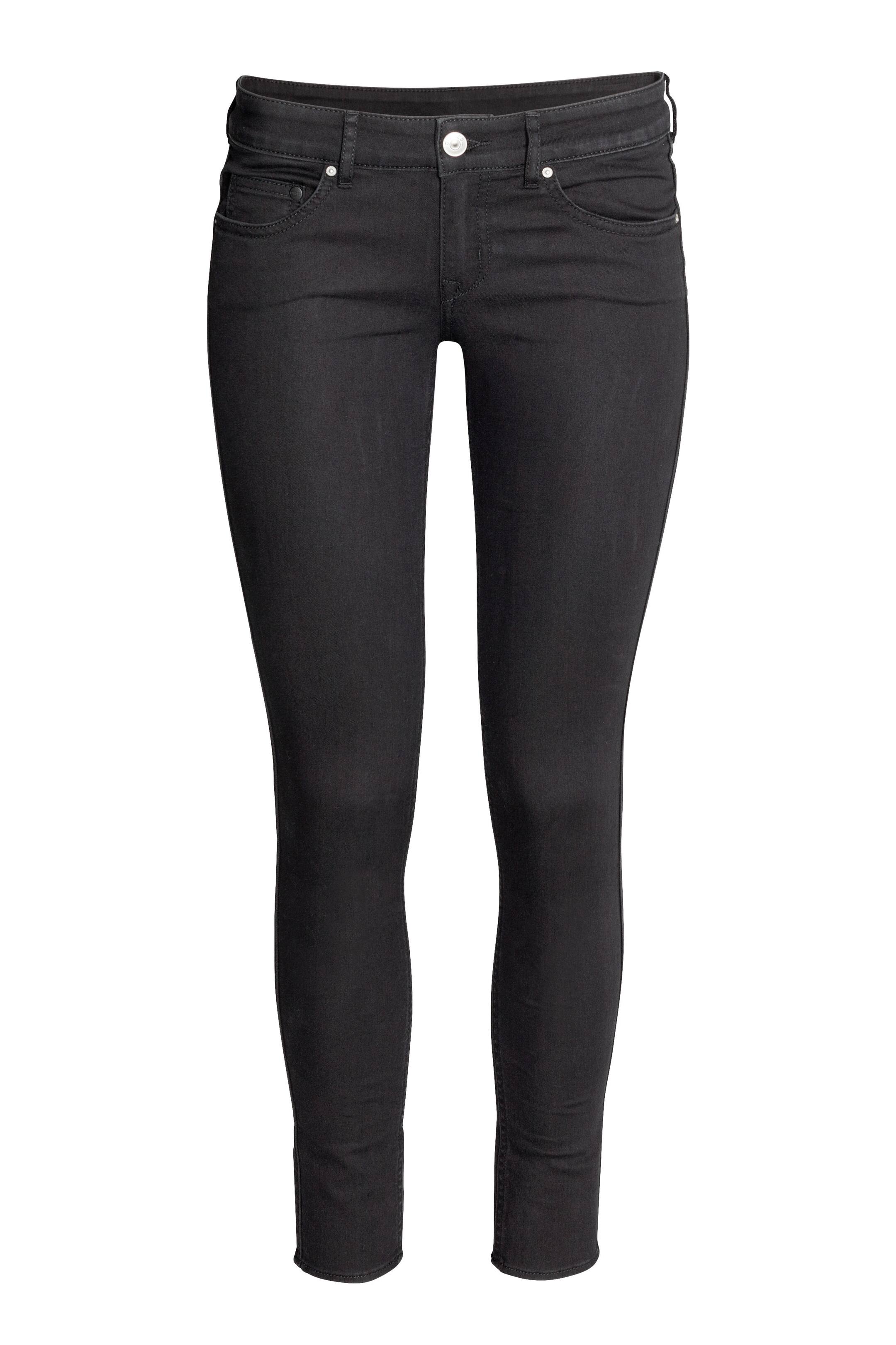 Ver imagem maior: Slim Low Jeans - Preto - SENHORA | H&M PT 1