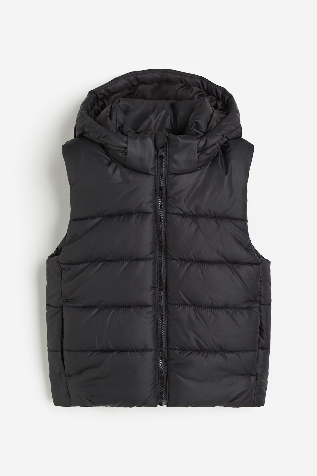 Vest Sleeveless Padded Coat H&m Pufferväst Svart DAM H&M FI