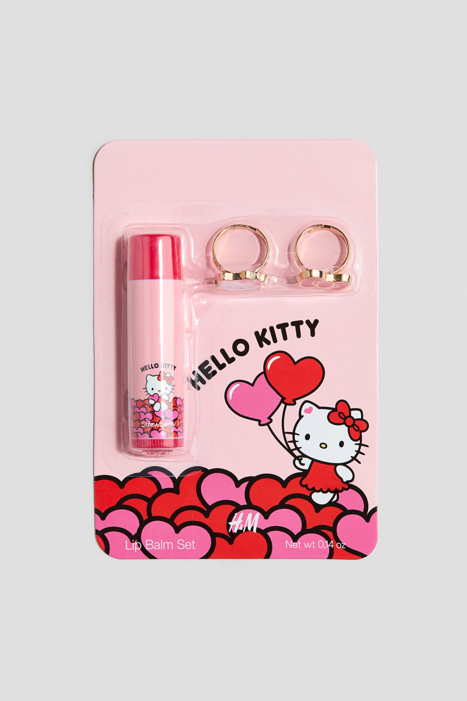 3-piece motif-detail set - Light pink/Hello Kitty - 1