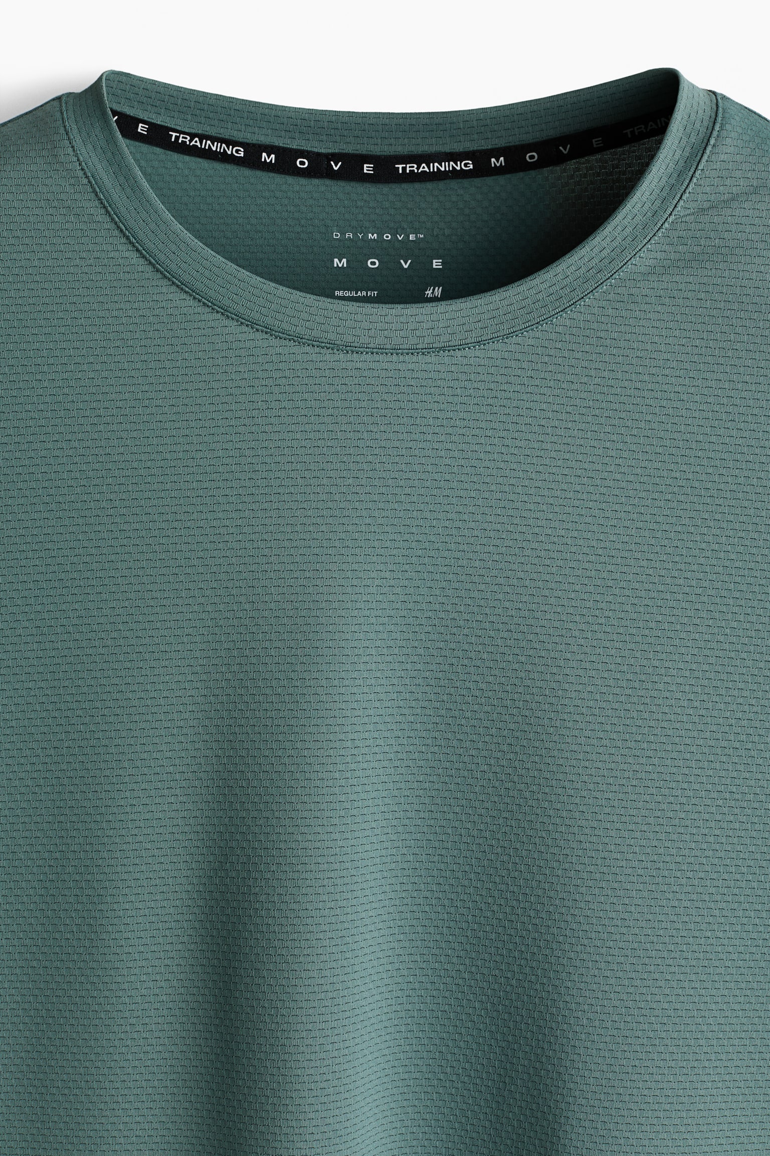 Long-sleeved sports top with DryMove™ - Dusty green/Light grey/Black/Grey marl - 4