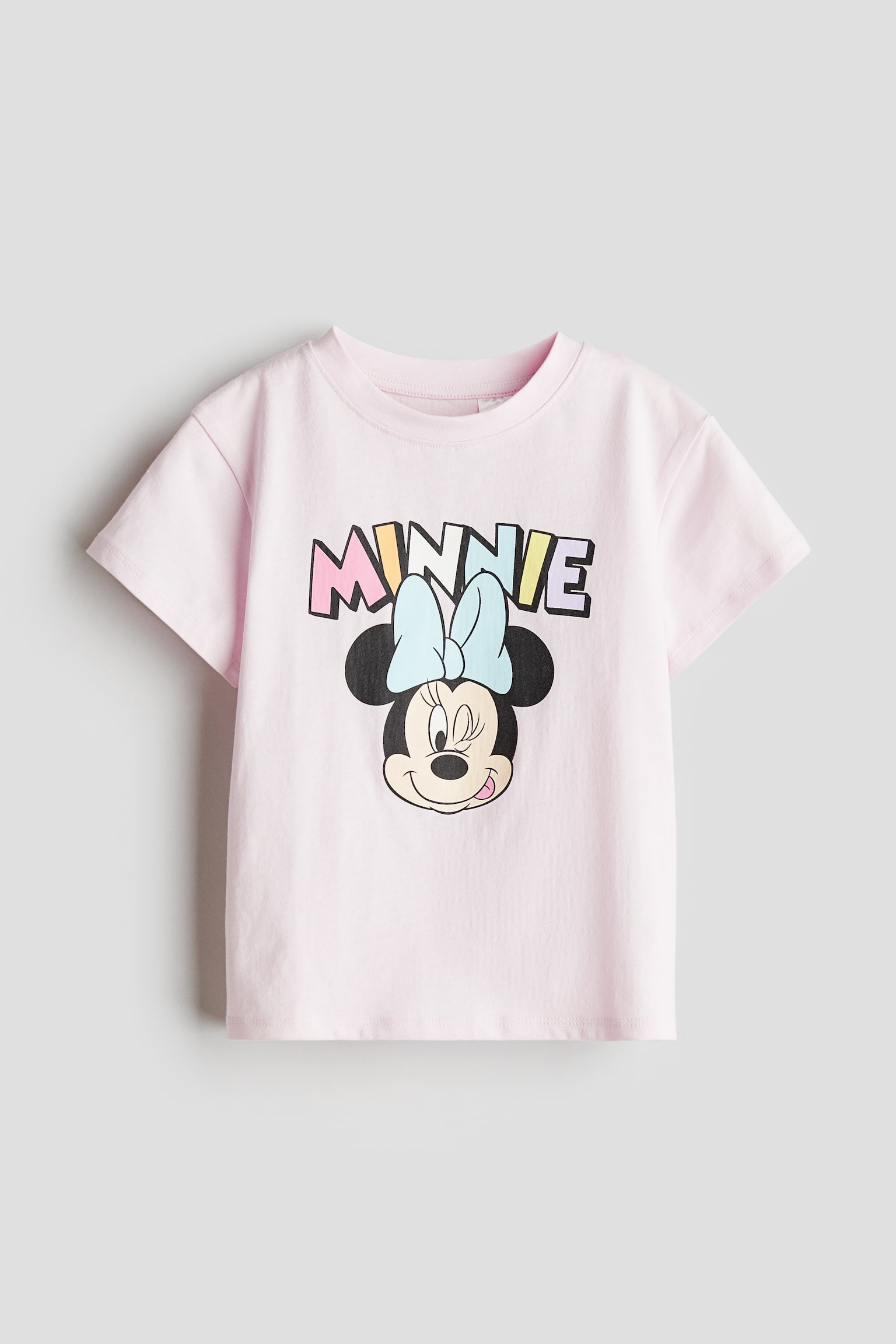 Print Tee - Light pink/Minnie Mouse/Light pink/Barbie/Natural white/Minnie Mouse/Cream/Minnie Mouse/White/SmileyWorld®/Natural white/Minnie Mouse/Light lilac/Frozen/Charcoal/Minnie Mouse/White/Pokémon - 1