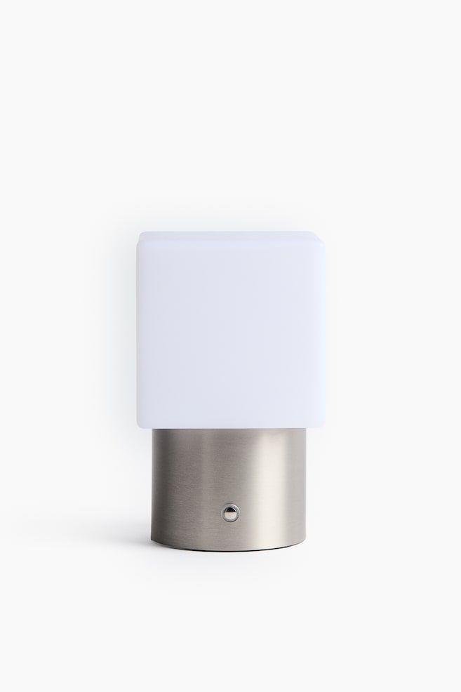Lámpara de mesa recargable - Blanco/Plateado/Blanco/Burdeos - 1