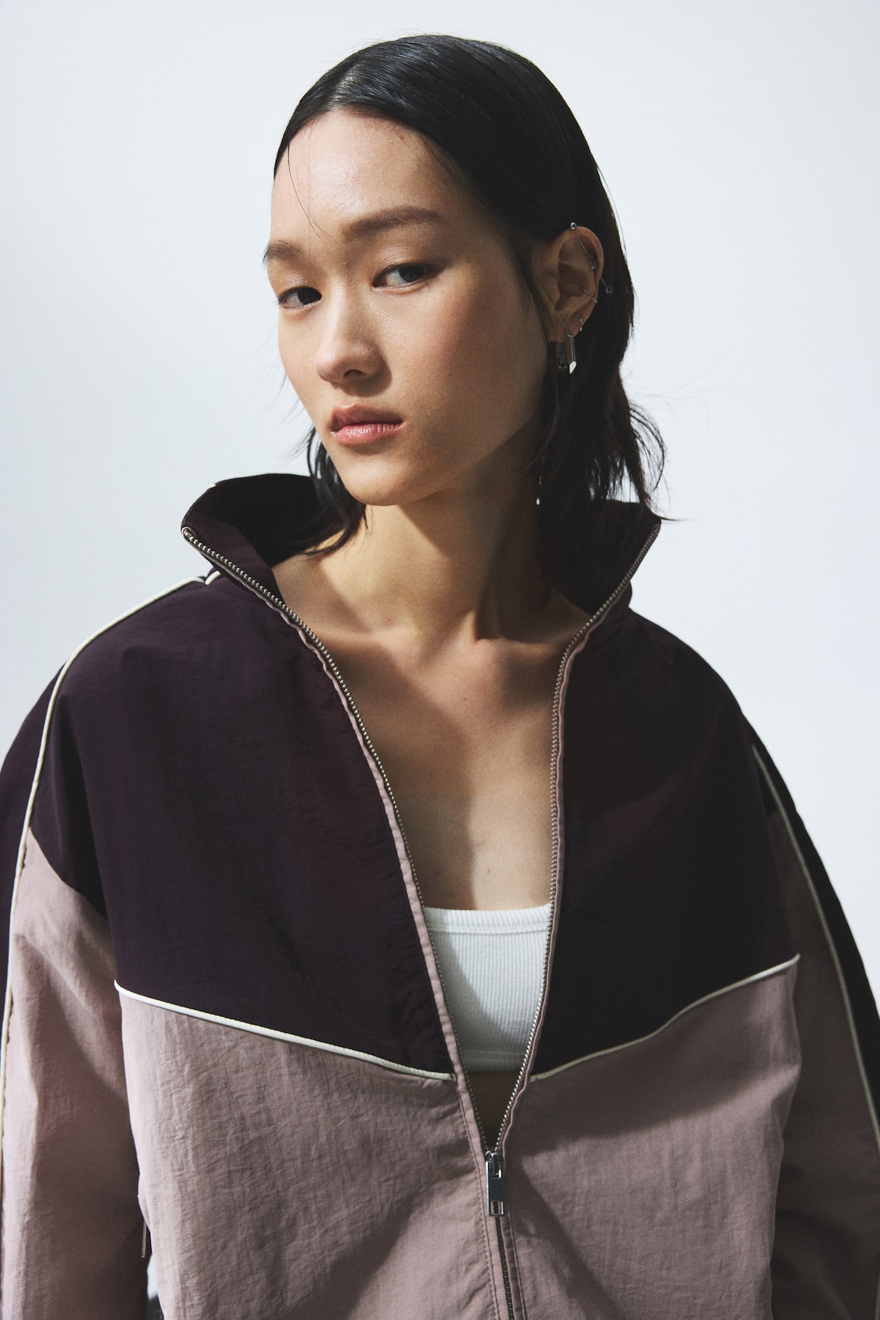Nylon Track Jacket - image 2