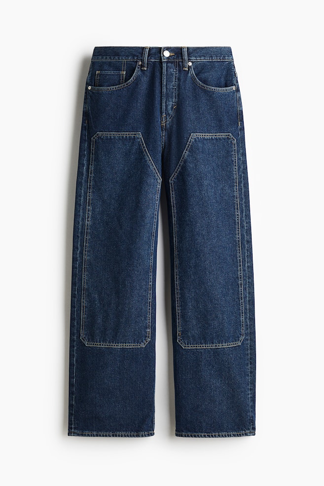 Loose Jeans - Denim blue/Denim black - 1