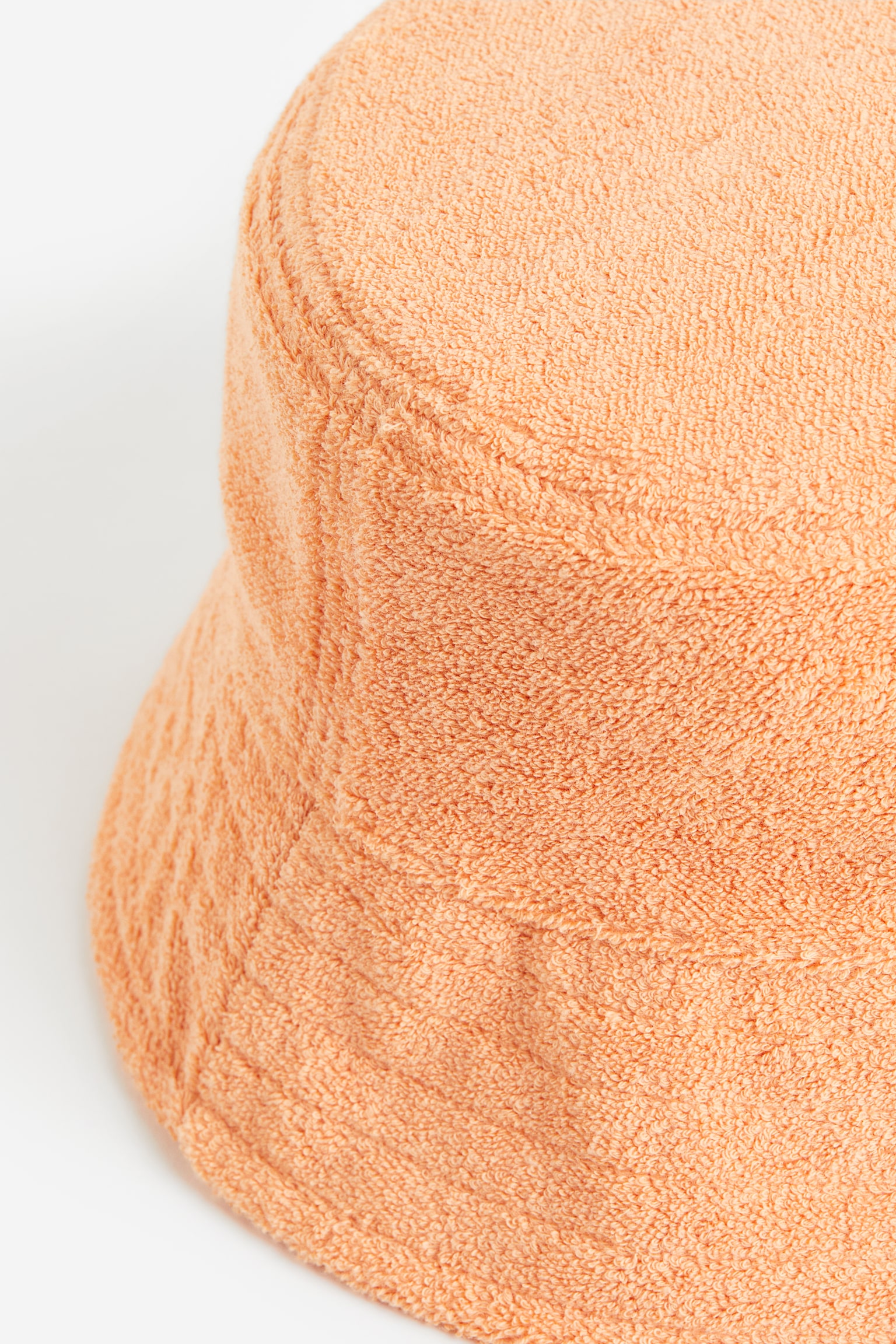 Terry bucket hat - Light orange/Cream - 2