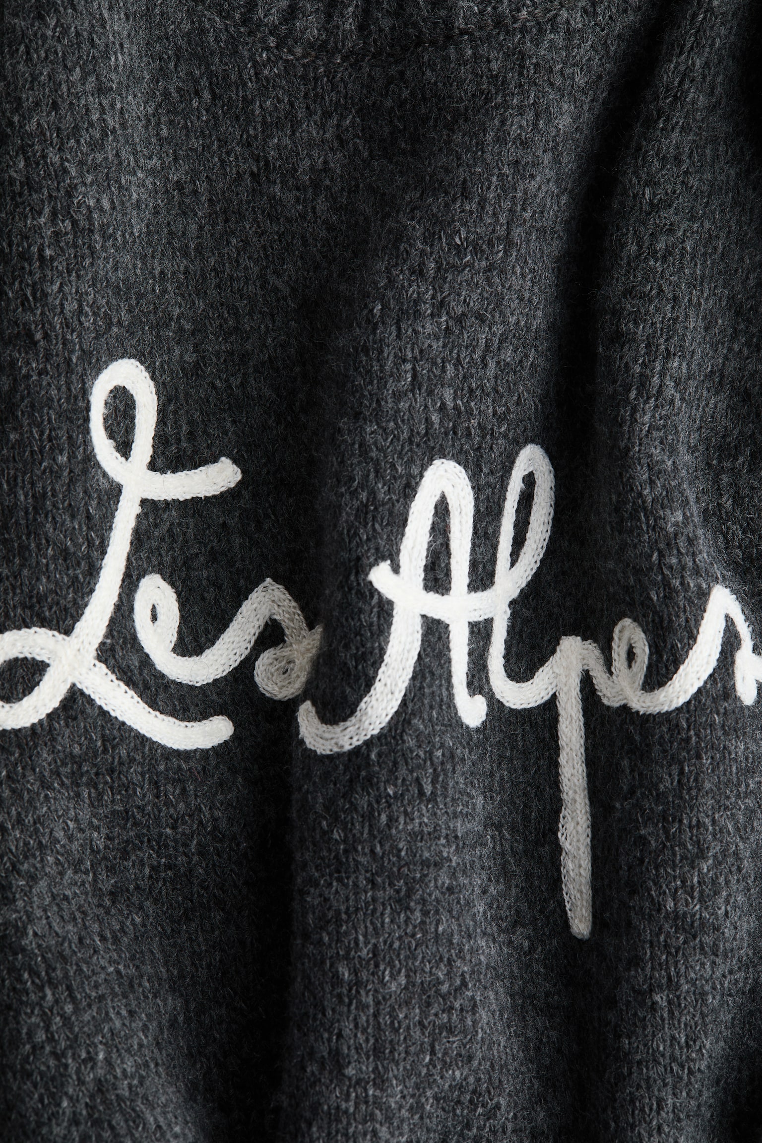 Jacquard-motif jumper - Dark grey marl/Les Alpes/Cream/Après Chic - 4