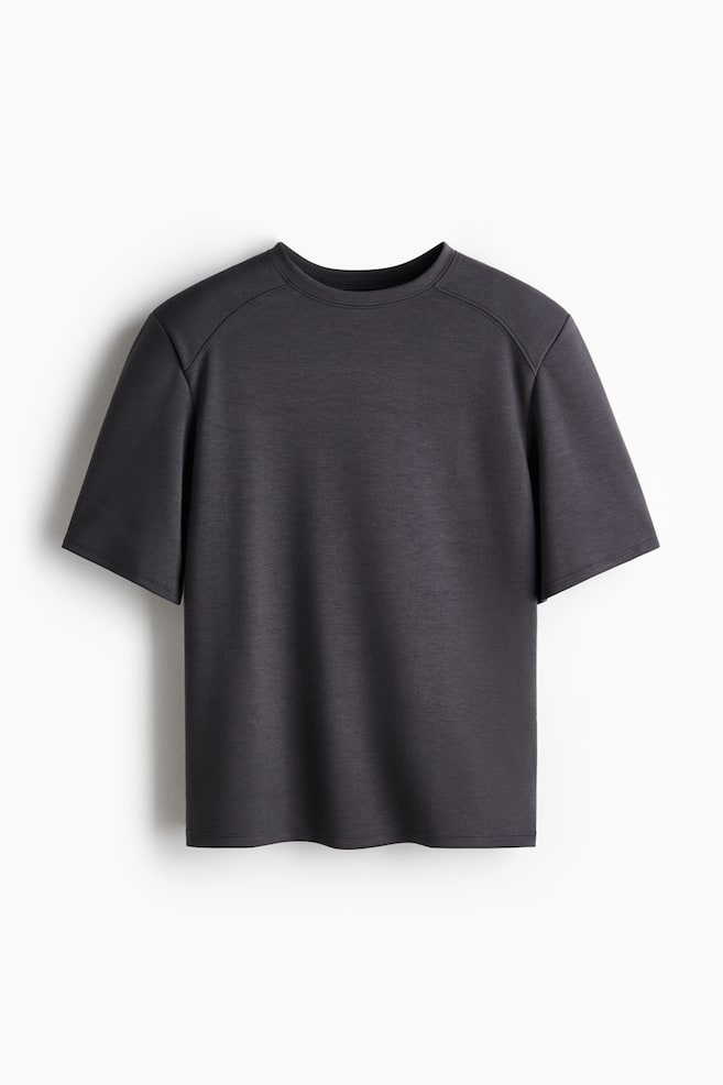Shirt aus Modalmix - Dunkelgrau - 1