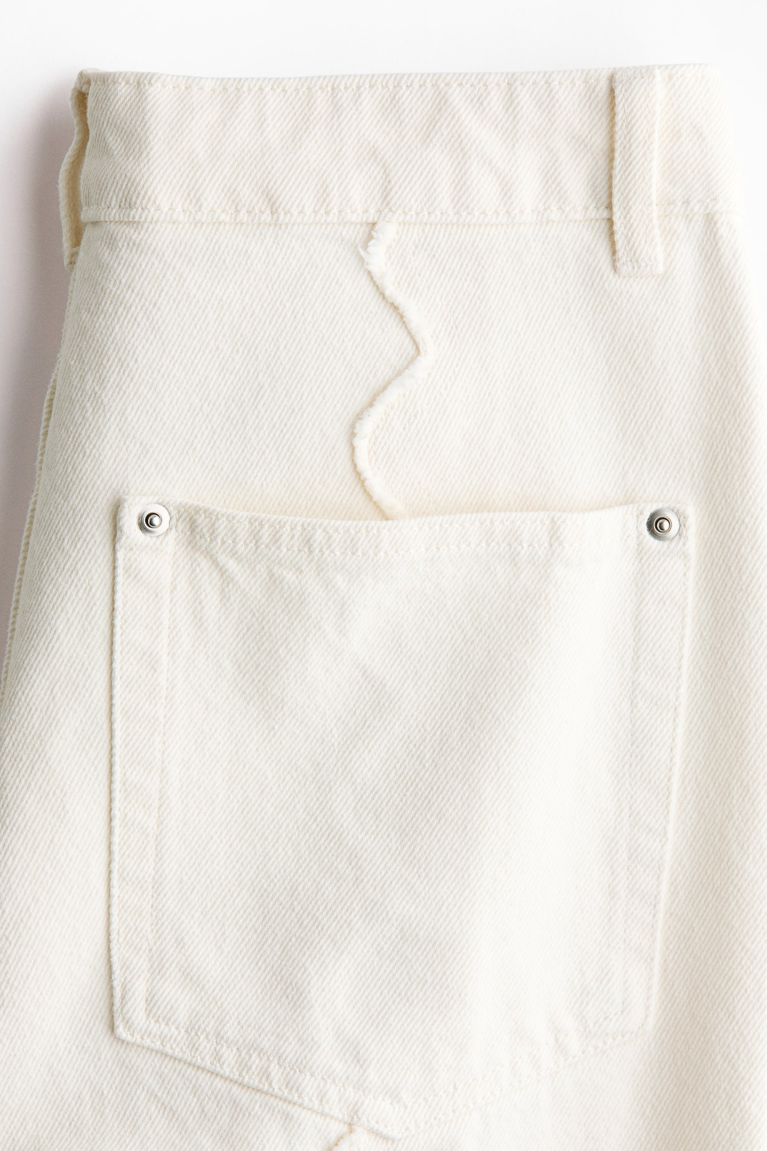 Женские джинсы H&M Flared Regular Waist, цвет: Кремовый — фото 6