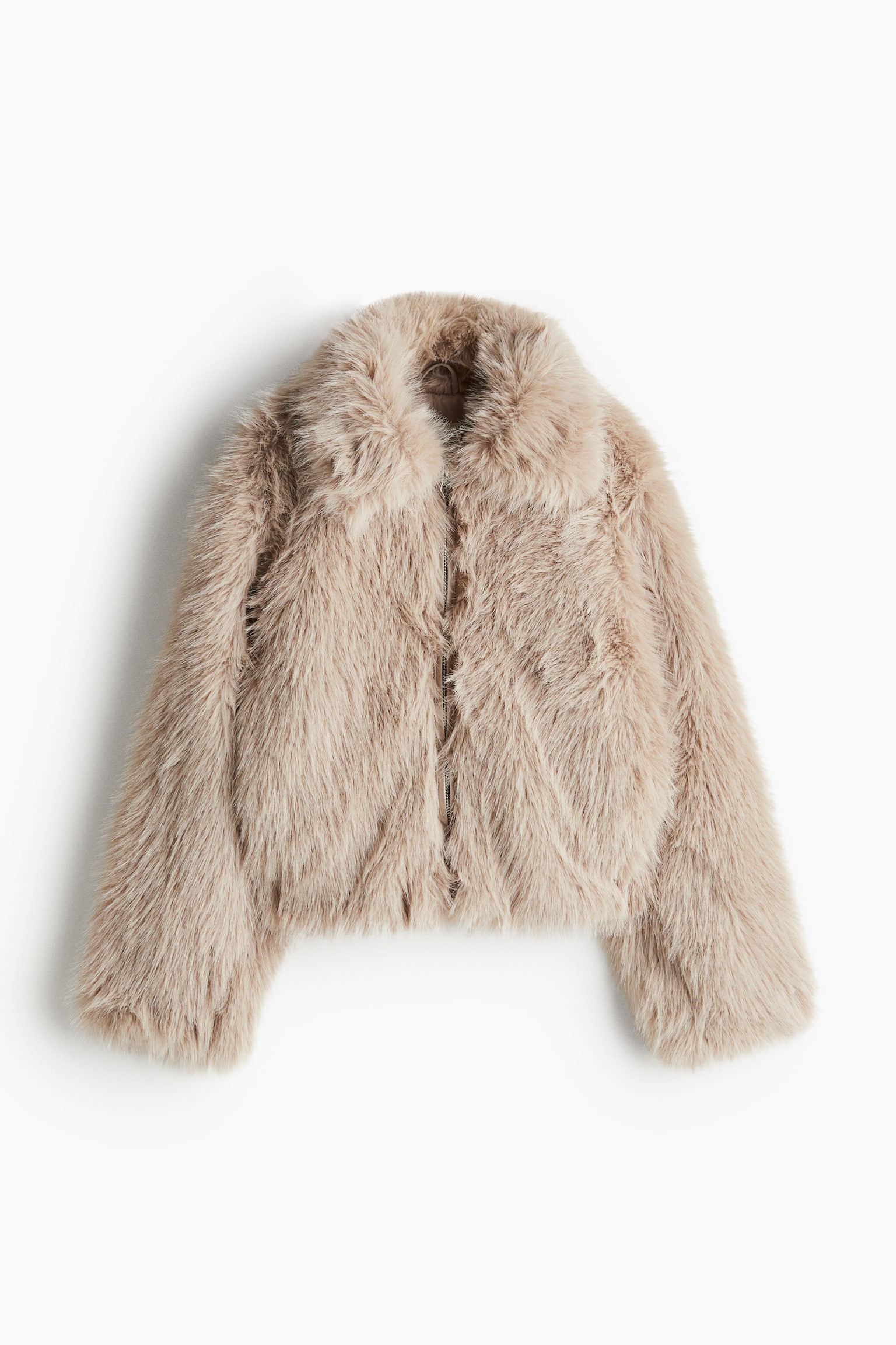 Fluffy jacket - Beige/Cream/Brown - 2