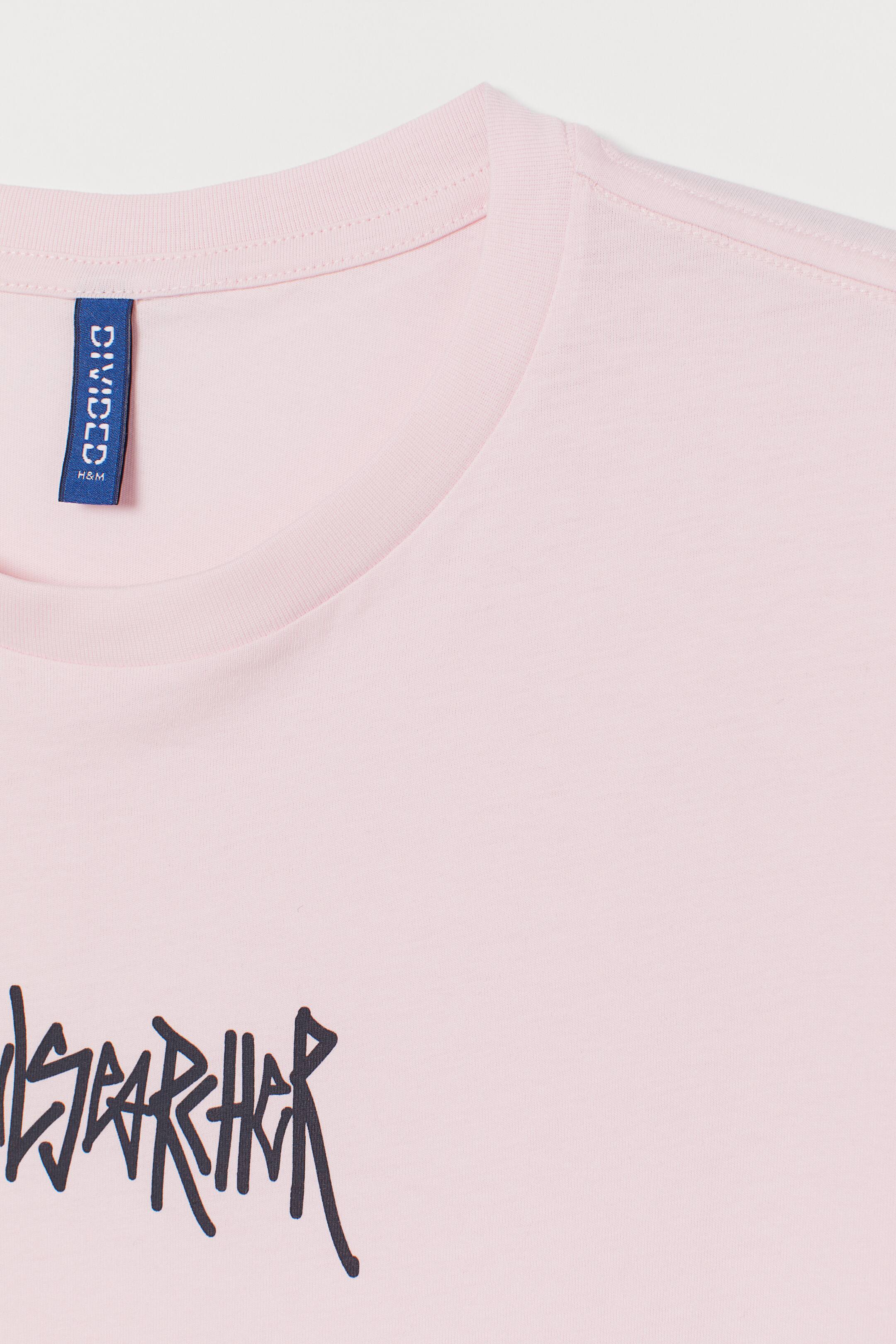 Nagyobb kép megtekintése: Mintás póló Regular Fit - Világos rózsaszín/Soulsearcher - FÉRFI | H&M HU 2