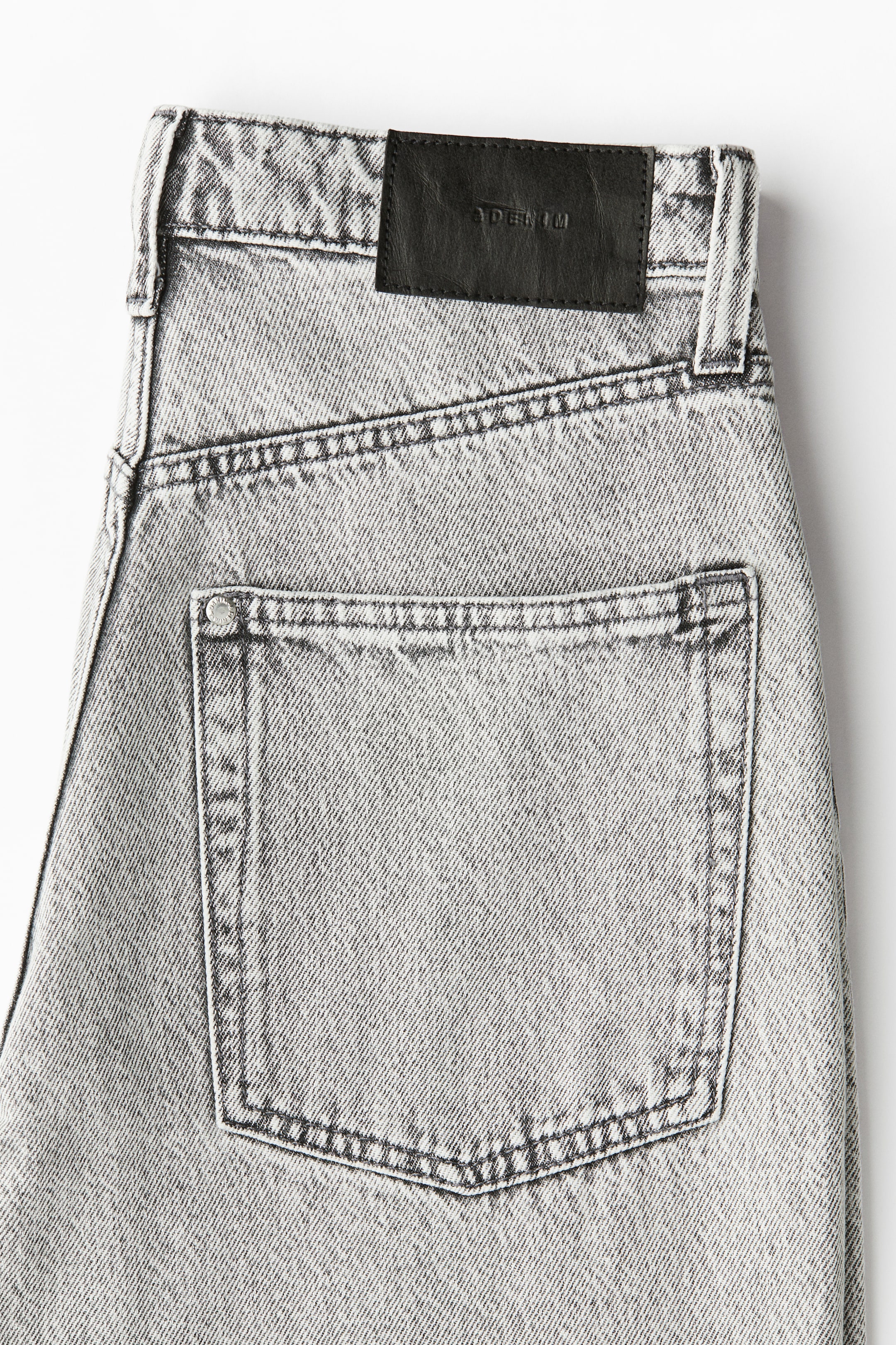 Curvy Fit Wide Ultra High Jeans - Grey - Ladies | H&M GB 7