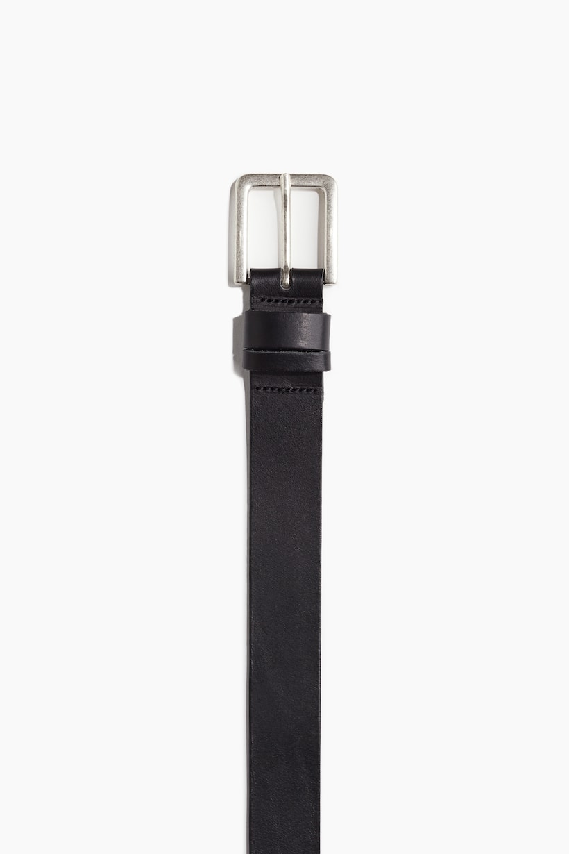 Leather Belt - Black - Men | H&M US