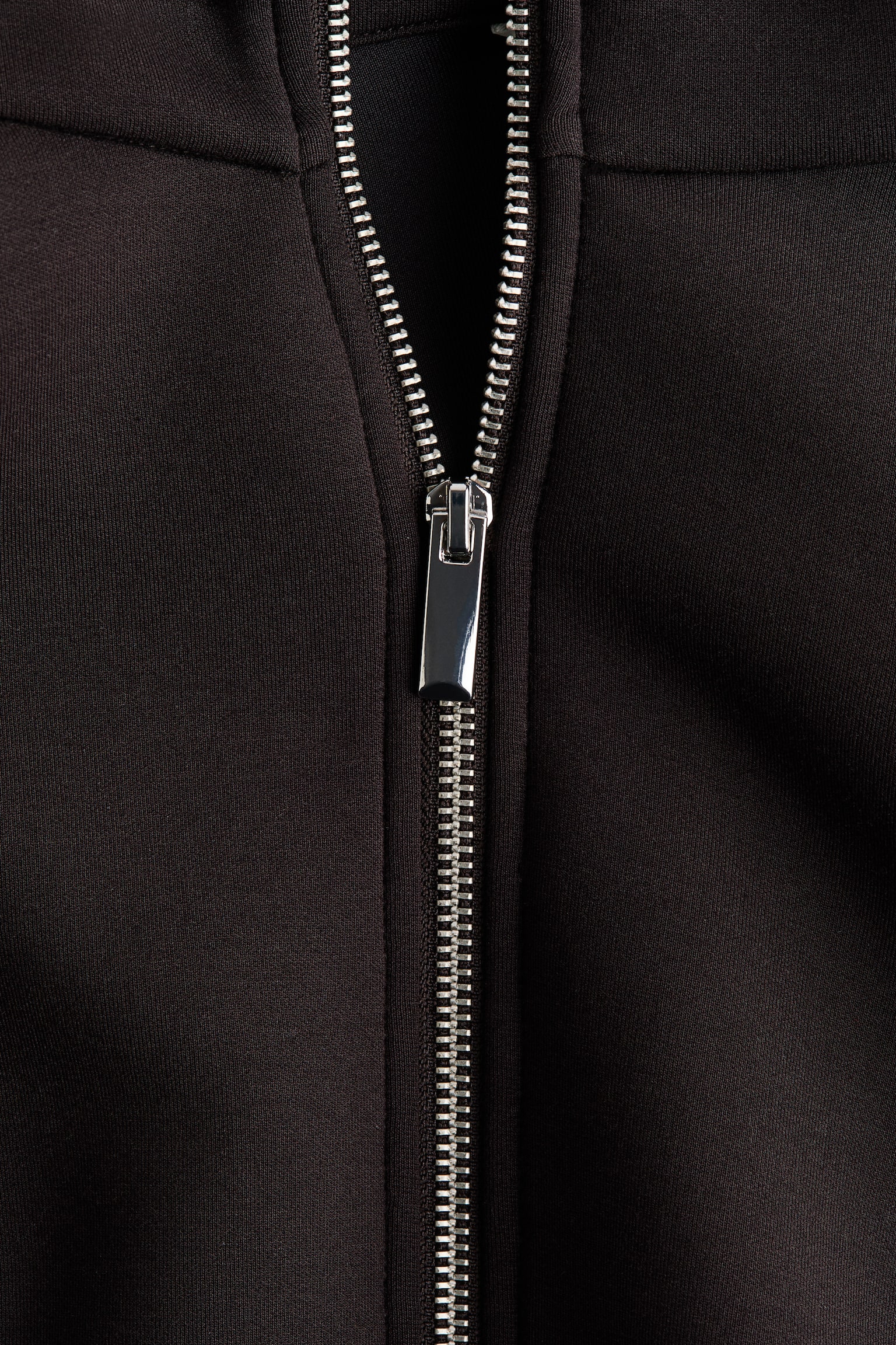 ז'קט מבד סקובה - חום כהה/שחור - 2