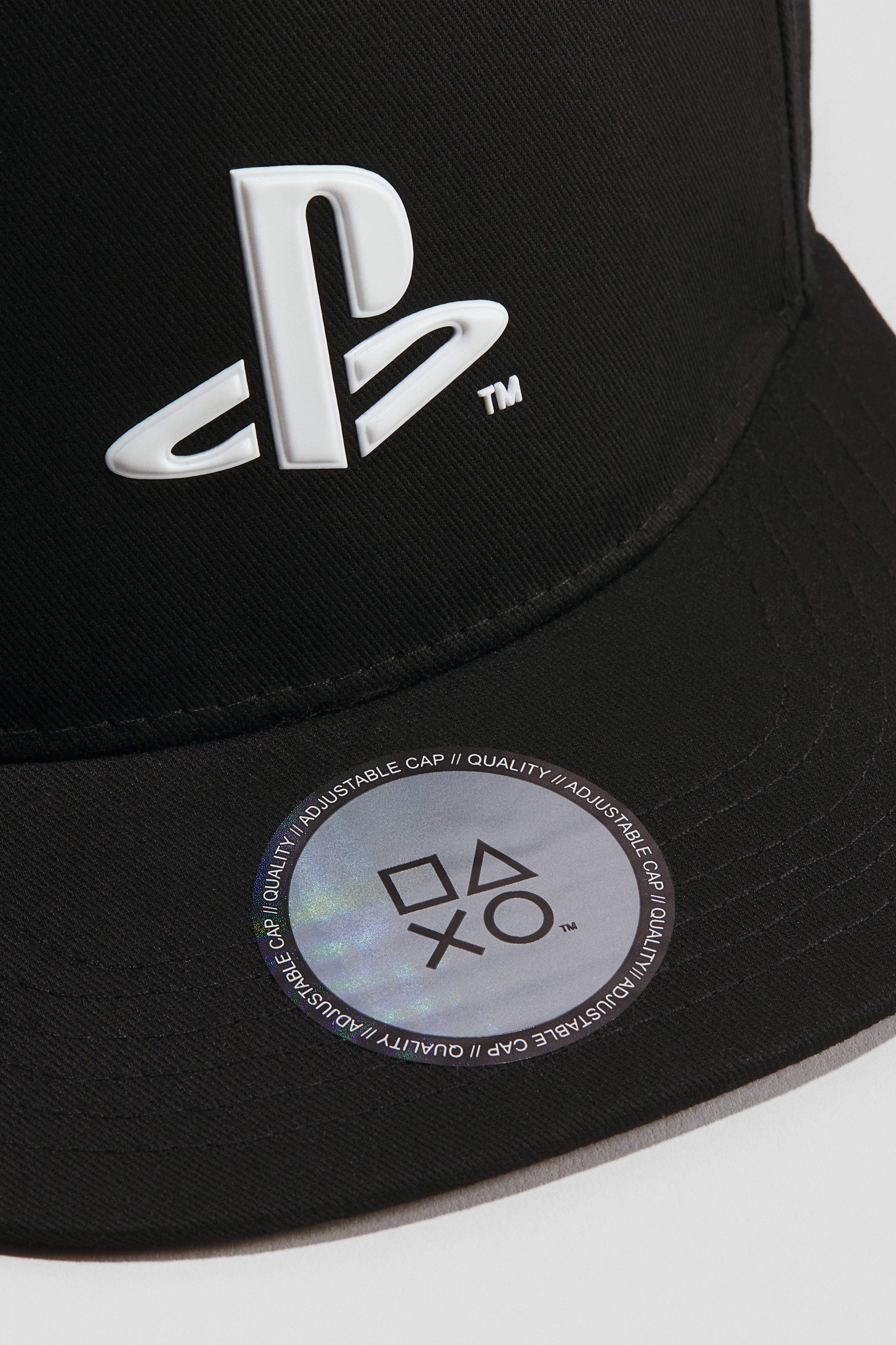 Cap with Printed Motif