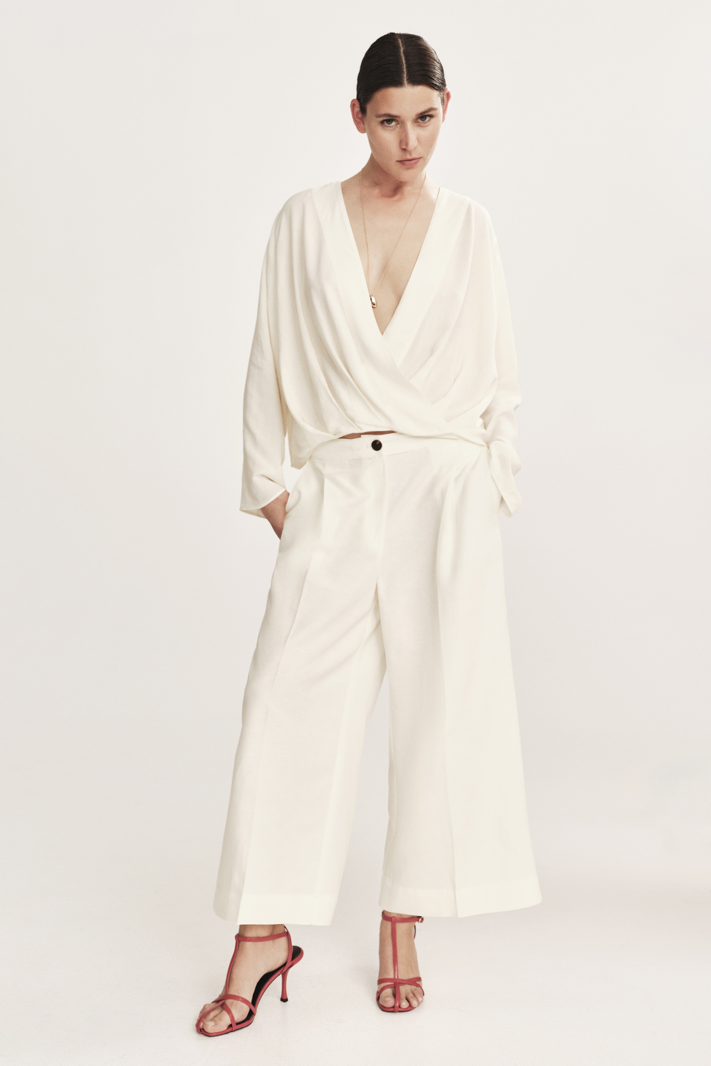 Ankle-Length Linen-Blend Pants from H&M - $29.99