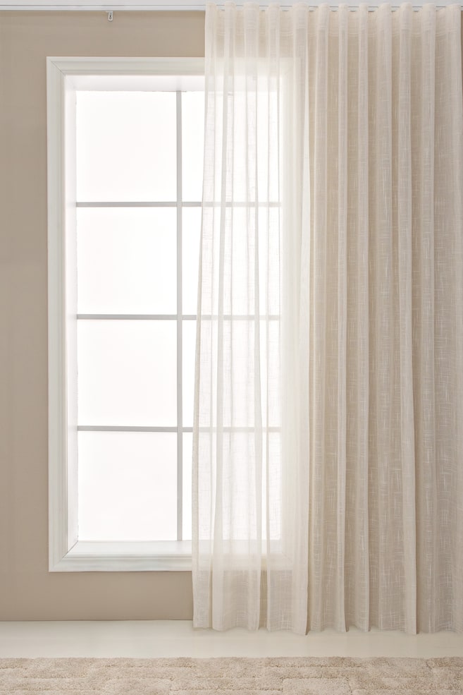 1 Pezzo Ampia Tenda Alma - Beige - 1