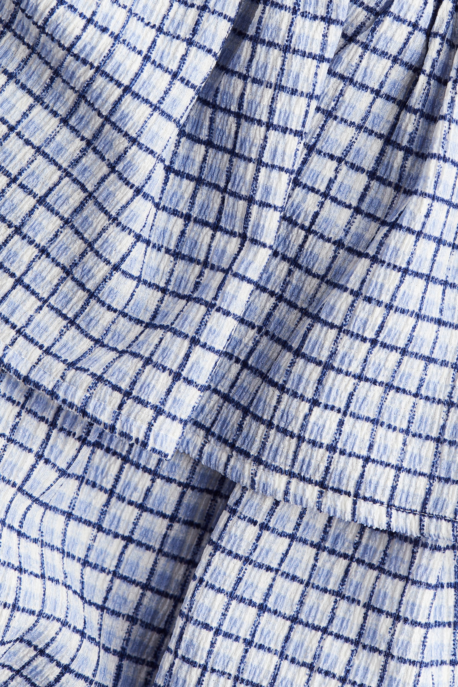 Tiered skort - Blue/Checked/Light yellow/Dark grey/Floral/White - 5