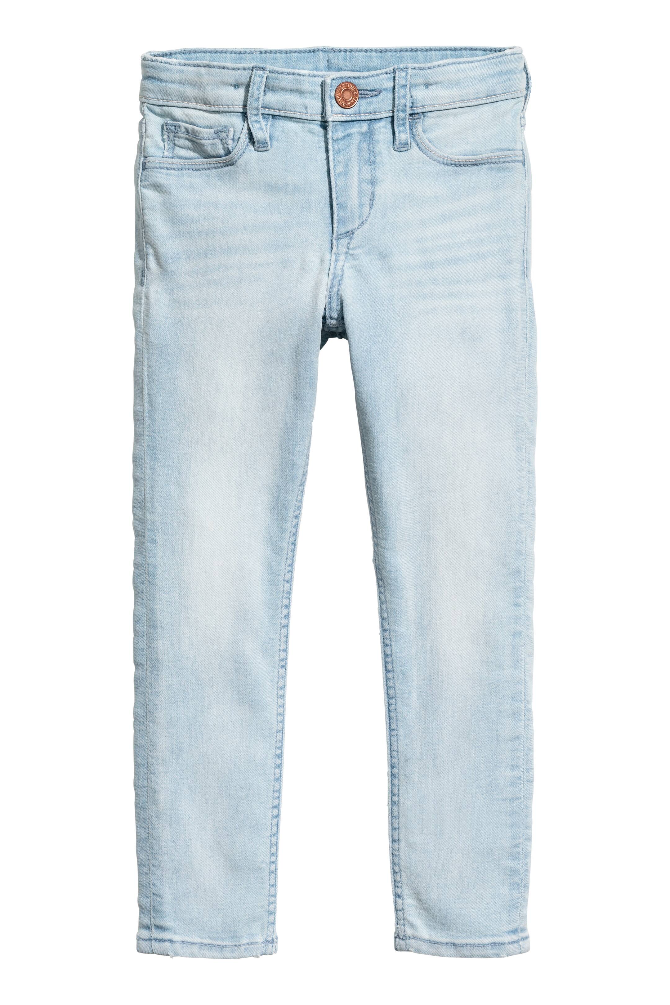 View larger image: Superstretch Skinny Fit Jeans - Light denim blue - Kids | H&M GB 1