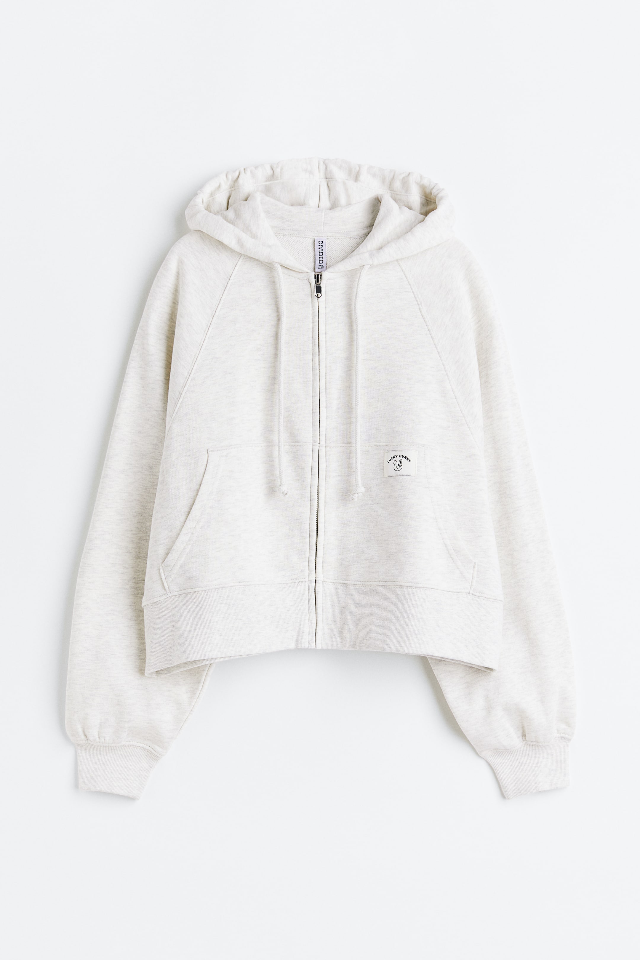 View larger image: Oversized zip-through hoodie - Light grey marl - Ladies | H&M IN 1