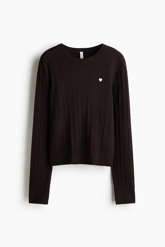 Женские свитеры H&M Cable-Knit Sweater