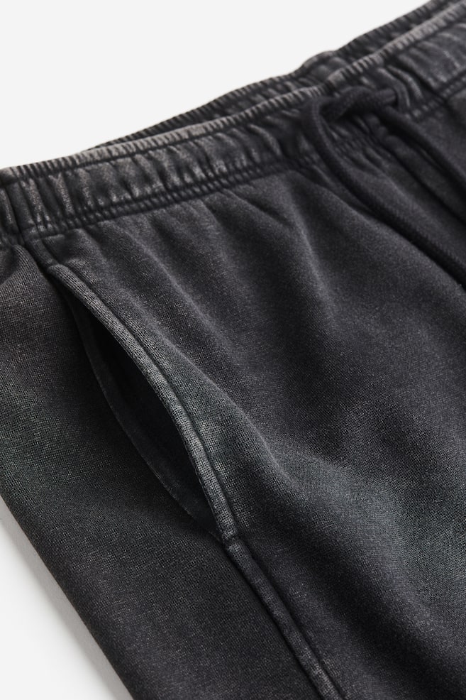 Washed-look joggers - Black/Green - 3