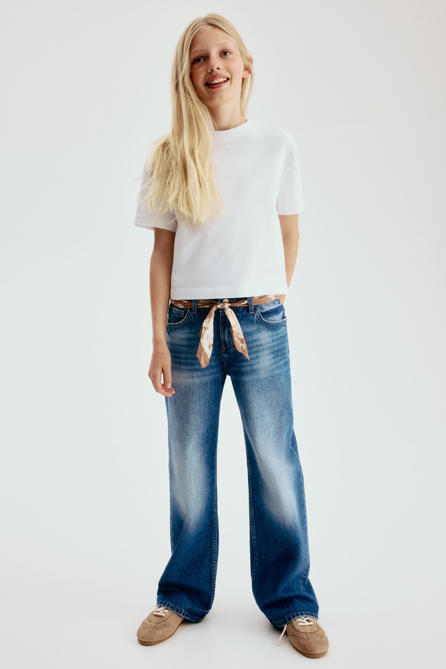Baggy Fit Bootcut Leg Jeans - Azul denim/Cinzento denim/Azul denim/Cinzento denim escuro/Azul denim claro/Azul denim/Azul denim/Preto denim/Cinzento claro washed out - 1