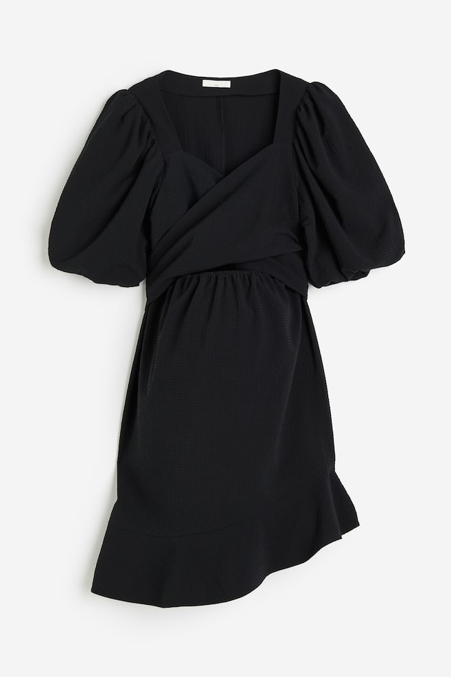 MAMA Wrapover dress - Black