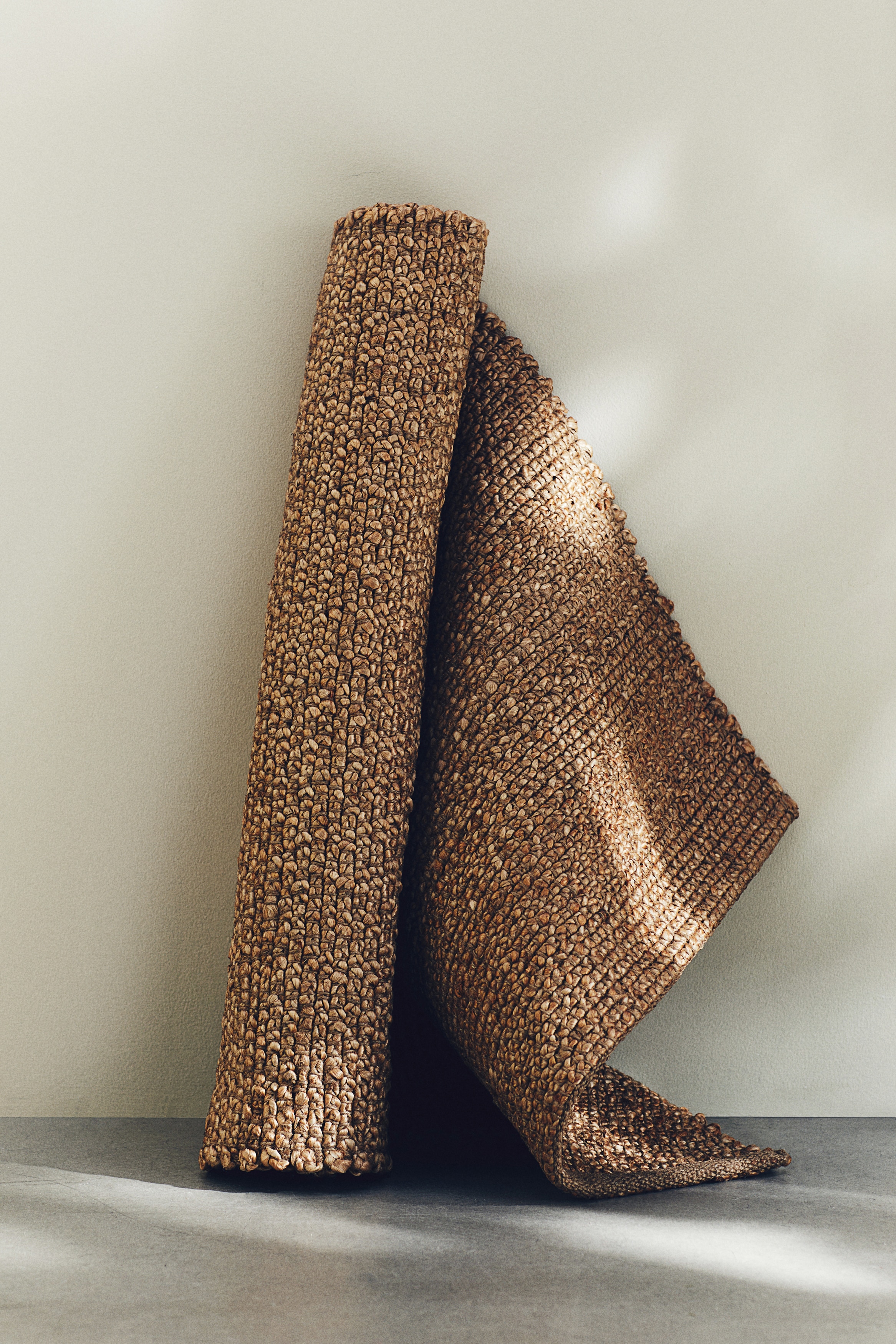 Jute Runner Rug - Beige