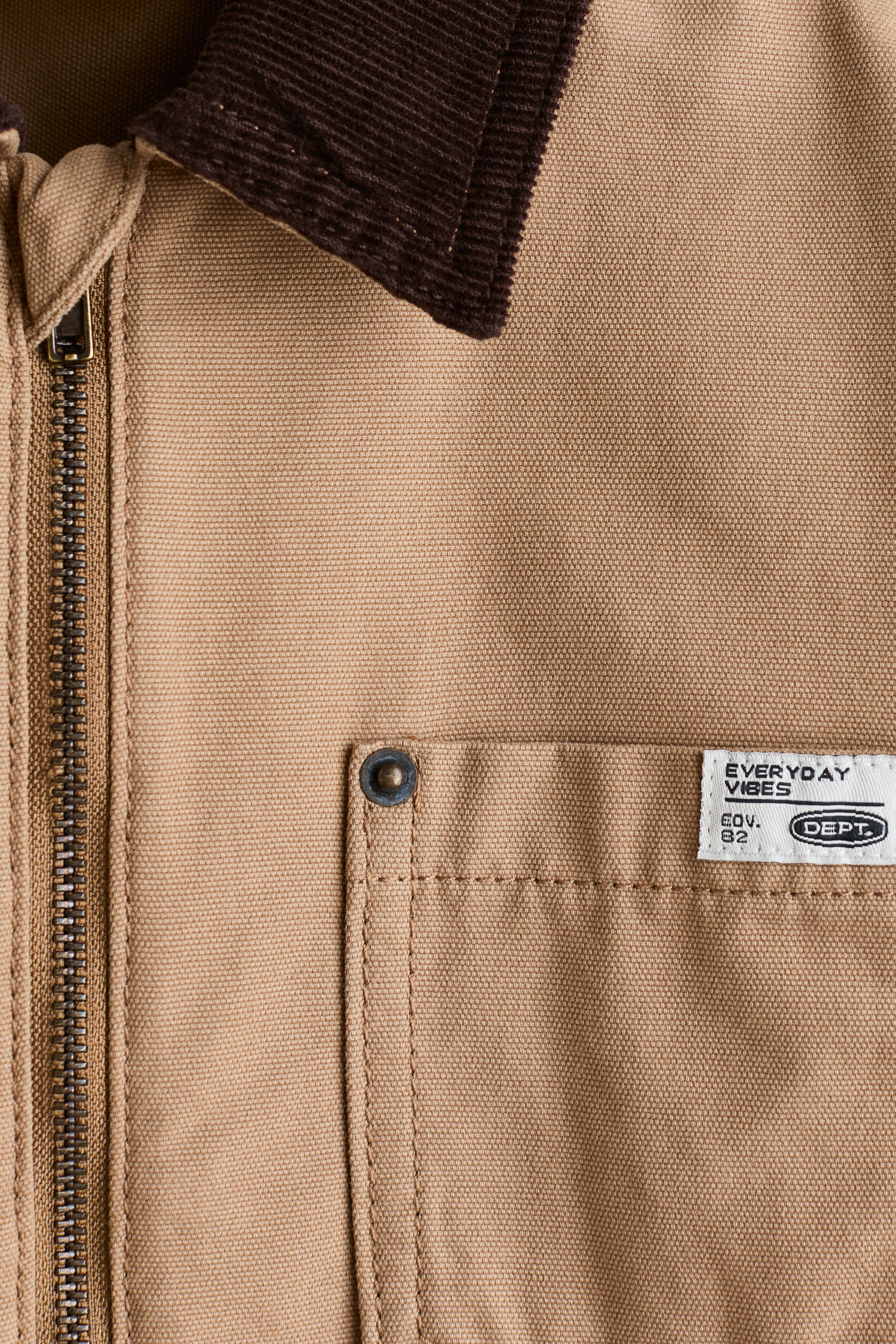 Детские топы H&M Corduroy-Collar Cotton Overshirt — фото 6