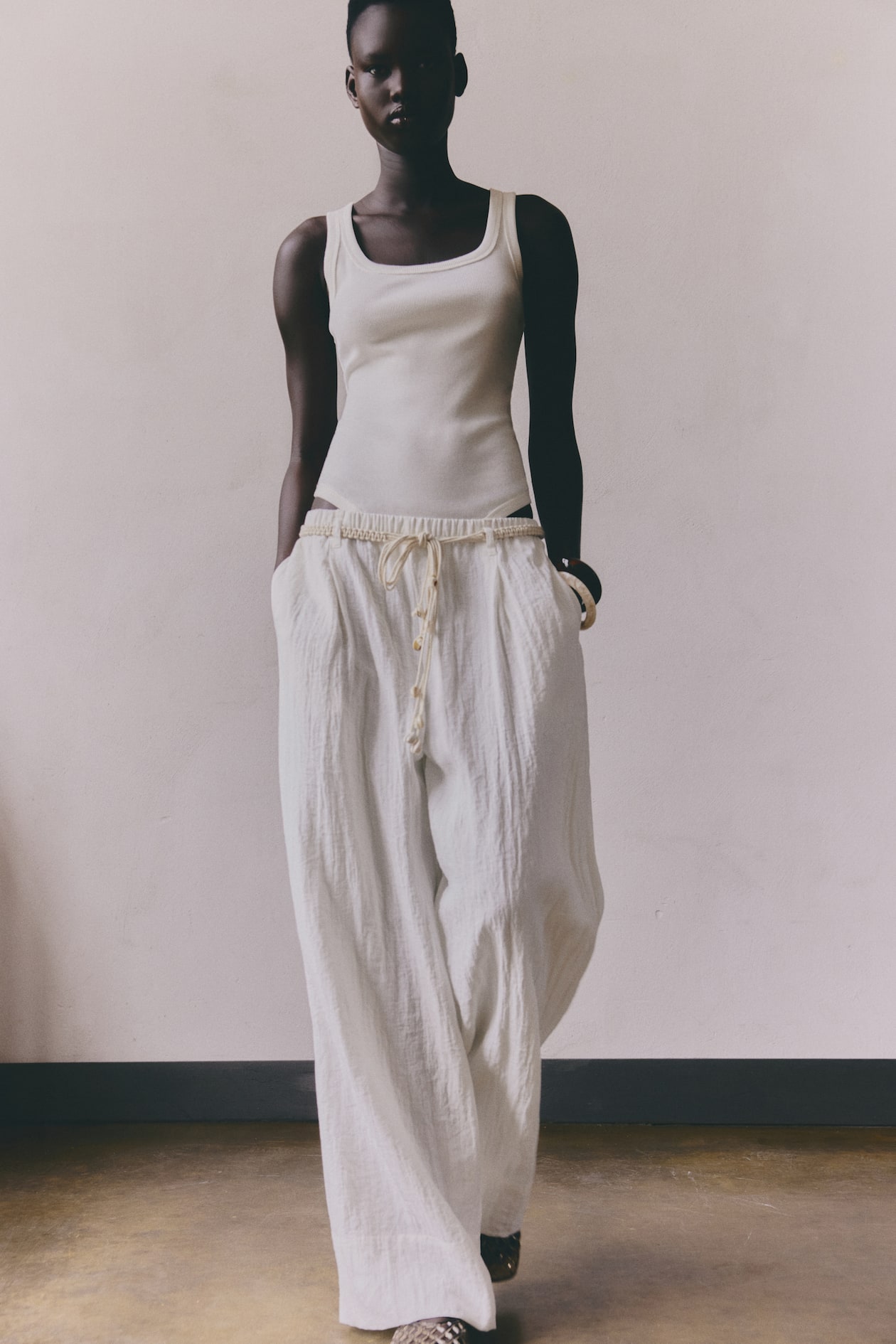 Pants with Macrame Belt - image 2