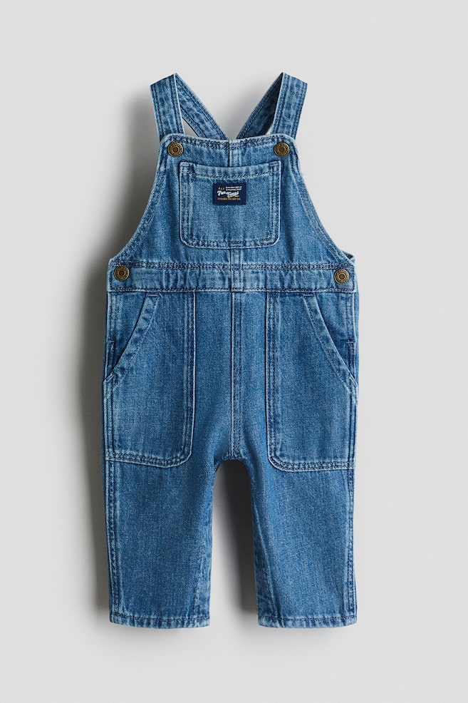 Denim dungarees - Denim blue - 1