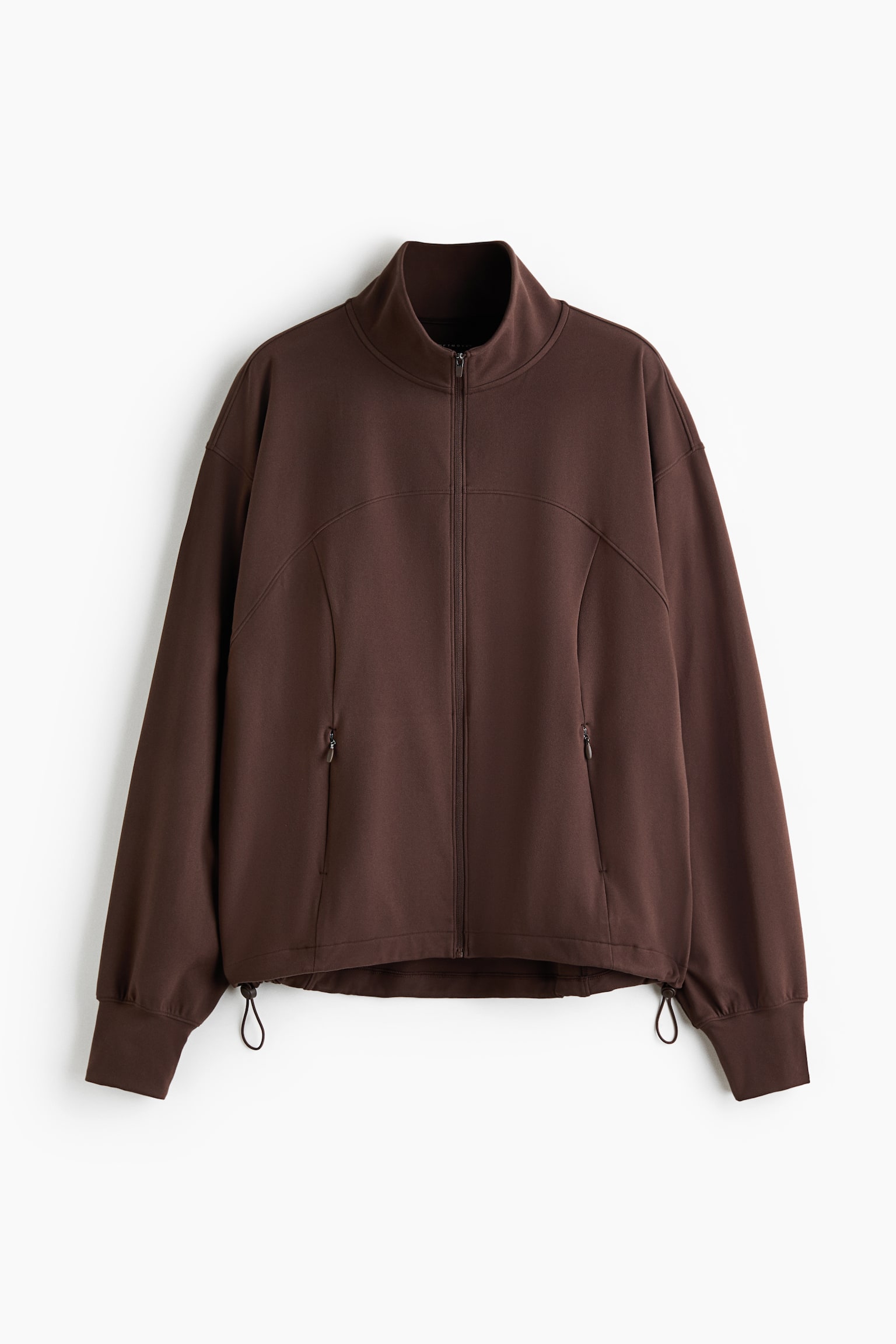Sports Track Jacket with SoftMove™ - Choco mocha/Ivory - 1