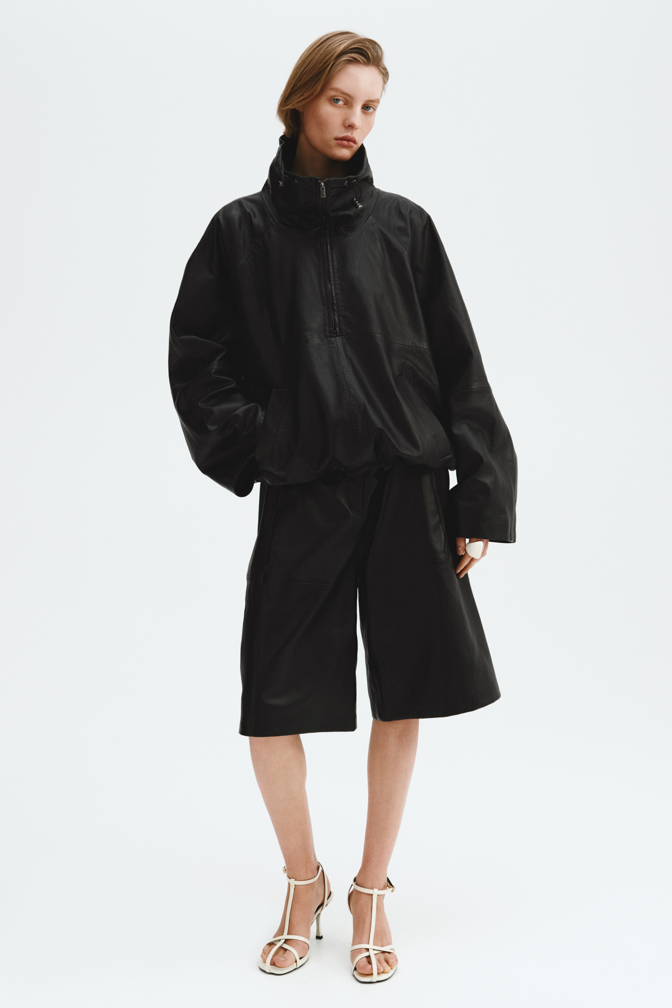 Leather Bermuda Shorts from H&M - $329