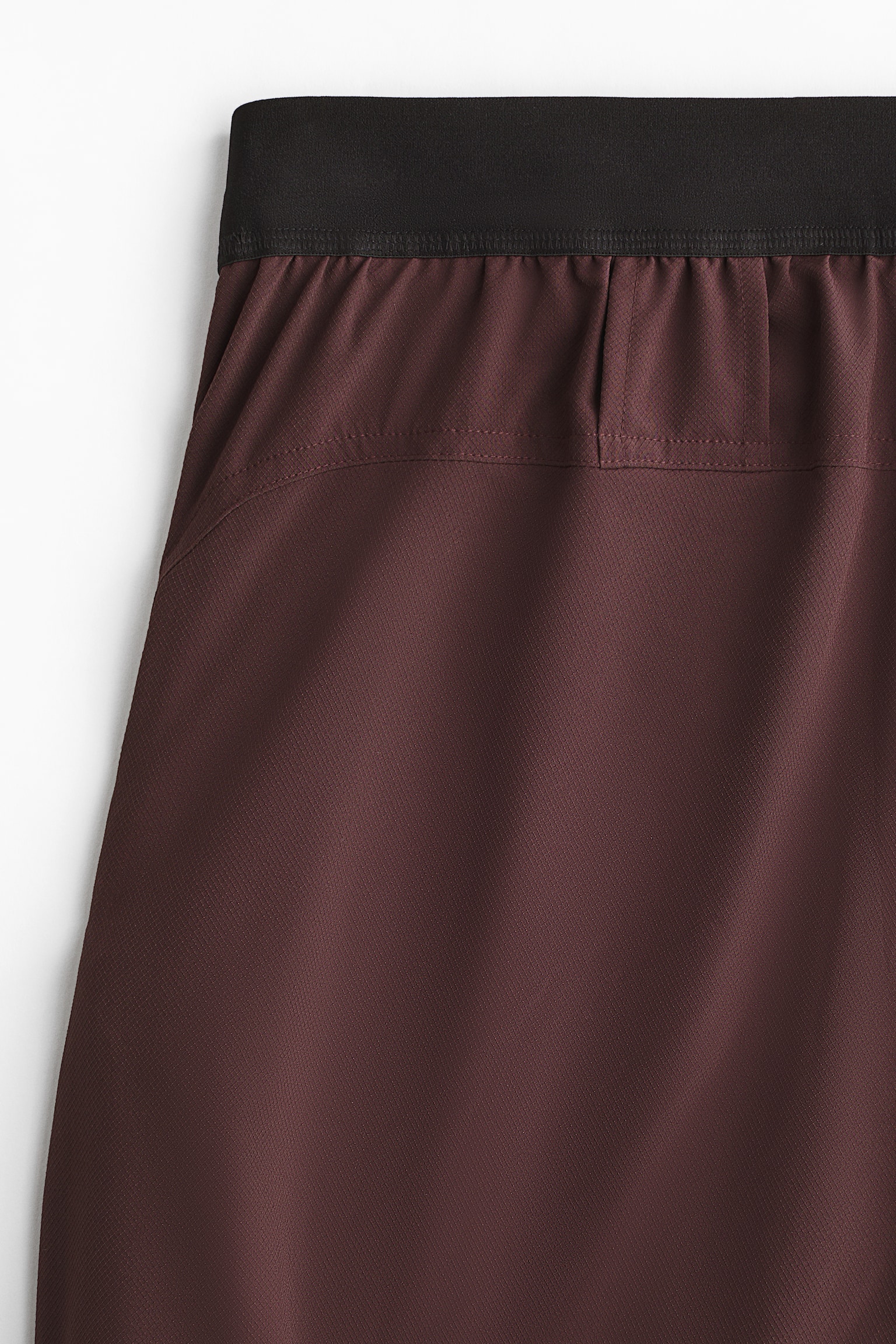 Double-layered sports shorts with DryMove™ - Burgundy/Dark grey - 4