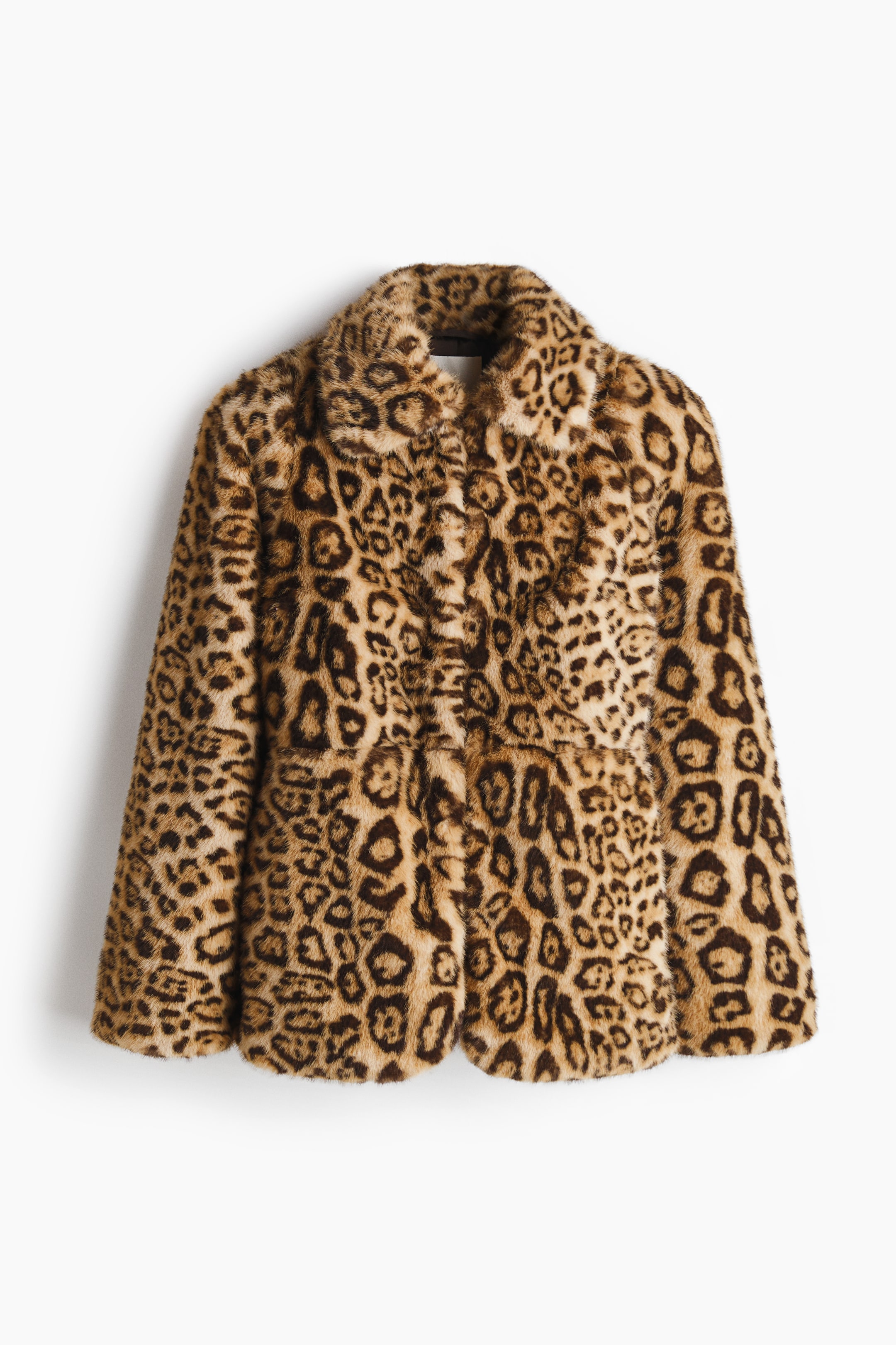 View larger image: Shoulder-pad jacket - Beige/Leopard print - Ladies | H&M IN 5