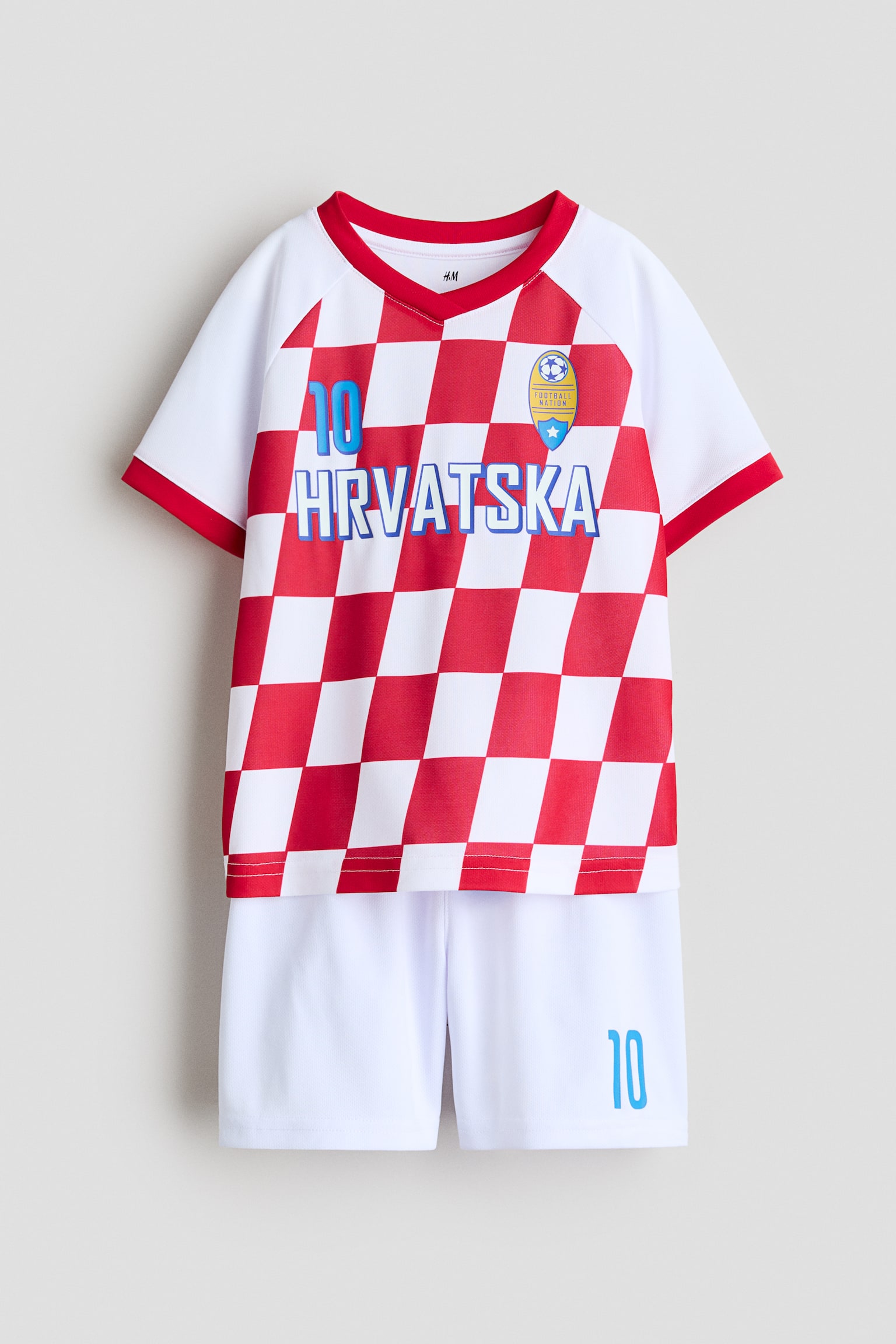 Fussball-Set - Rot/Hrvatska/Blau/Italia/Rot/Portugal/Orange/Nederland/Blau/France/Grün/Goalie/Weiss/Deutschland/Rot/Switzerland