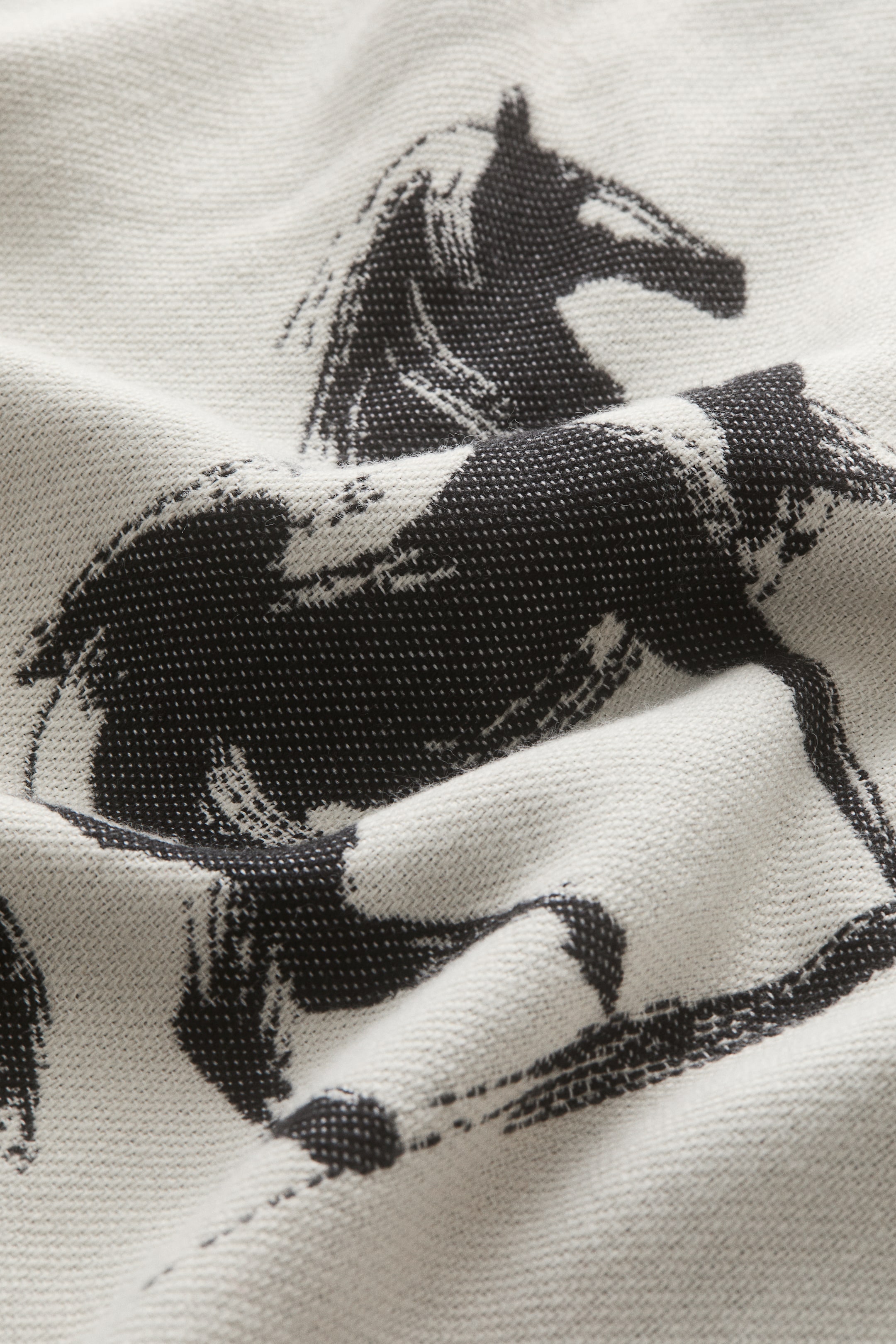 Motif-Detail Cushion Cover