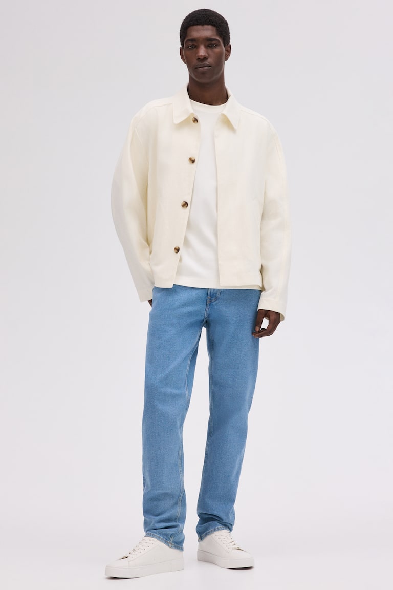 Straight Regular Jeans Denim blue Men H&M IN