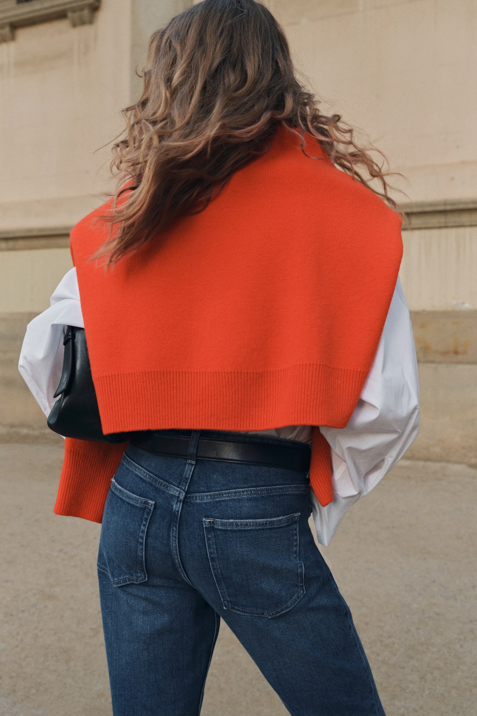 Slim Straight High Ankle Jeans - Denim blue/Light denim blue/White - 5