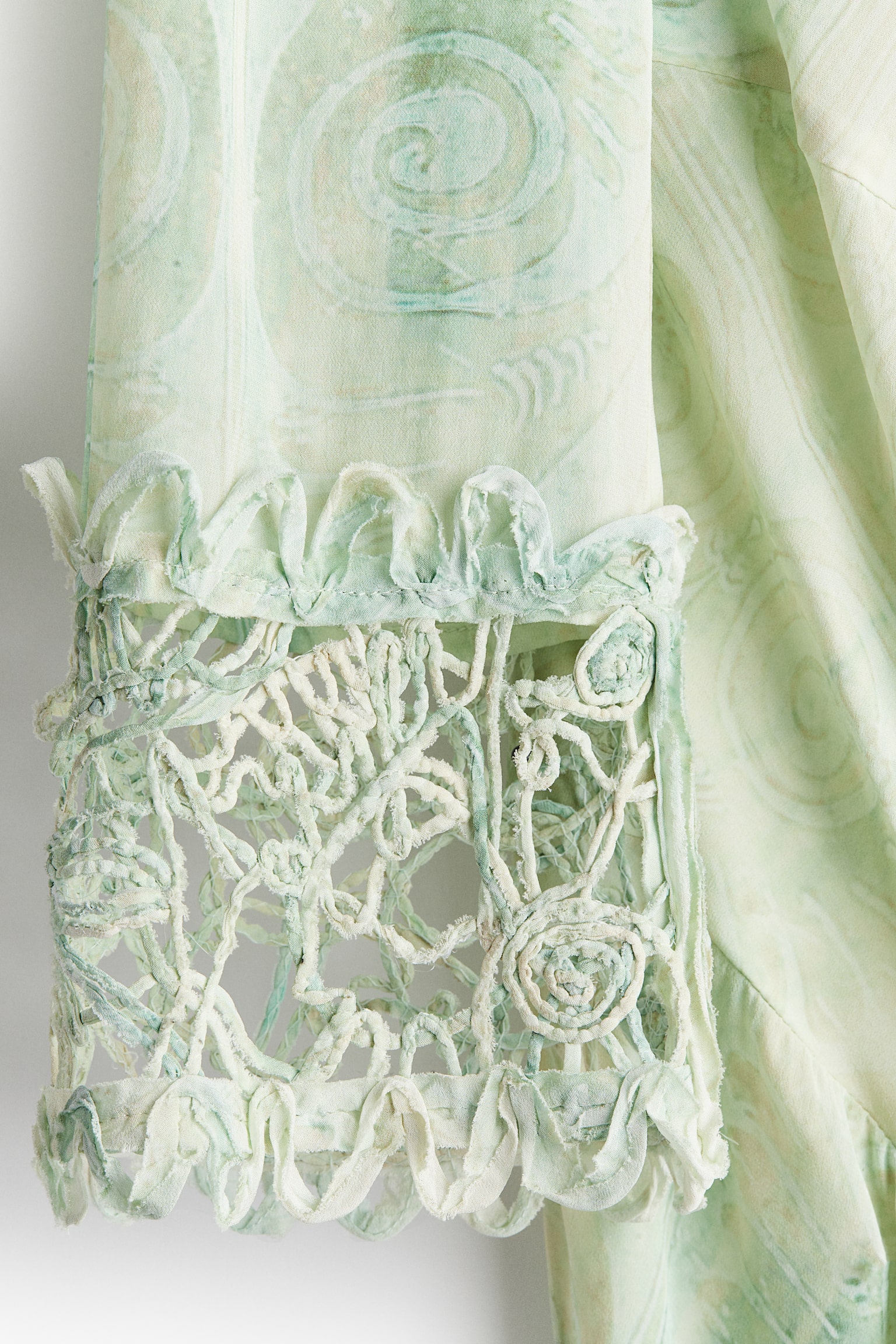 Embellished patterned dress - Mint green/Patterned - 8