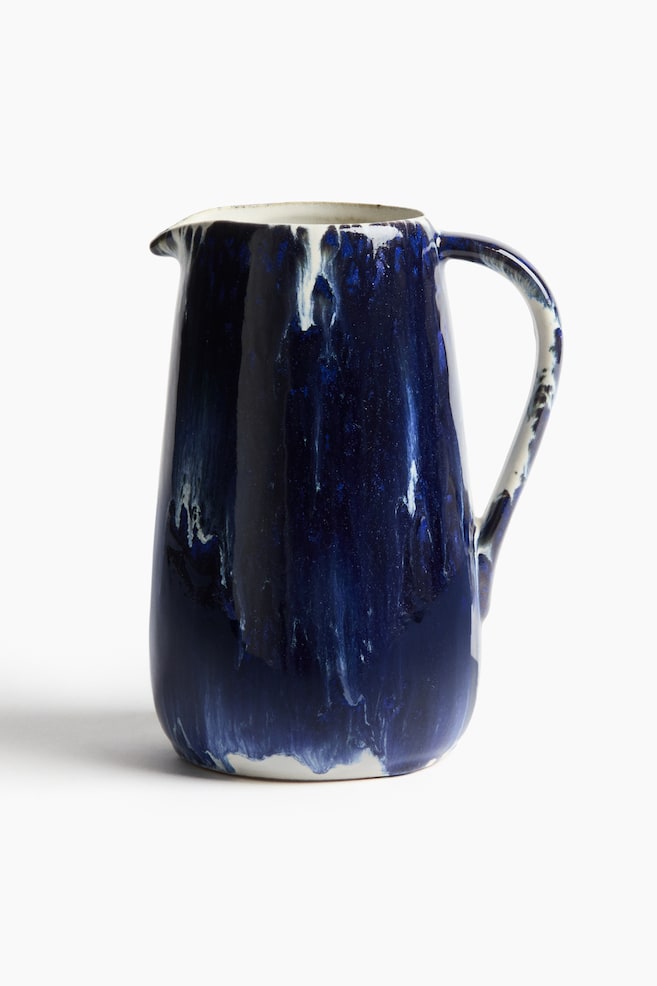 Brocca in terracotta - Blu scuro - 1