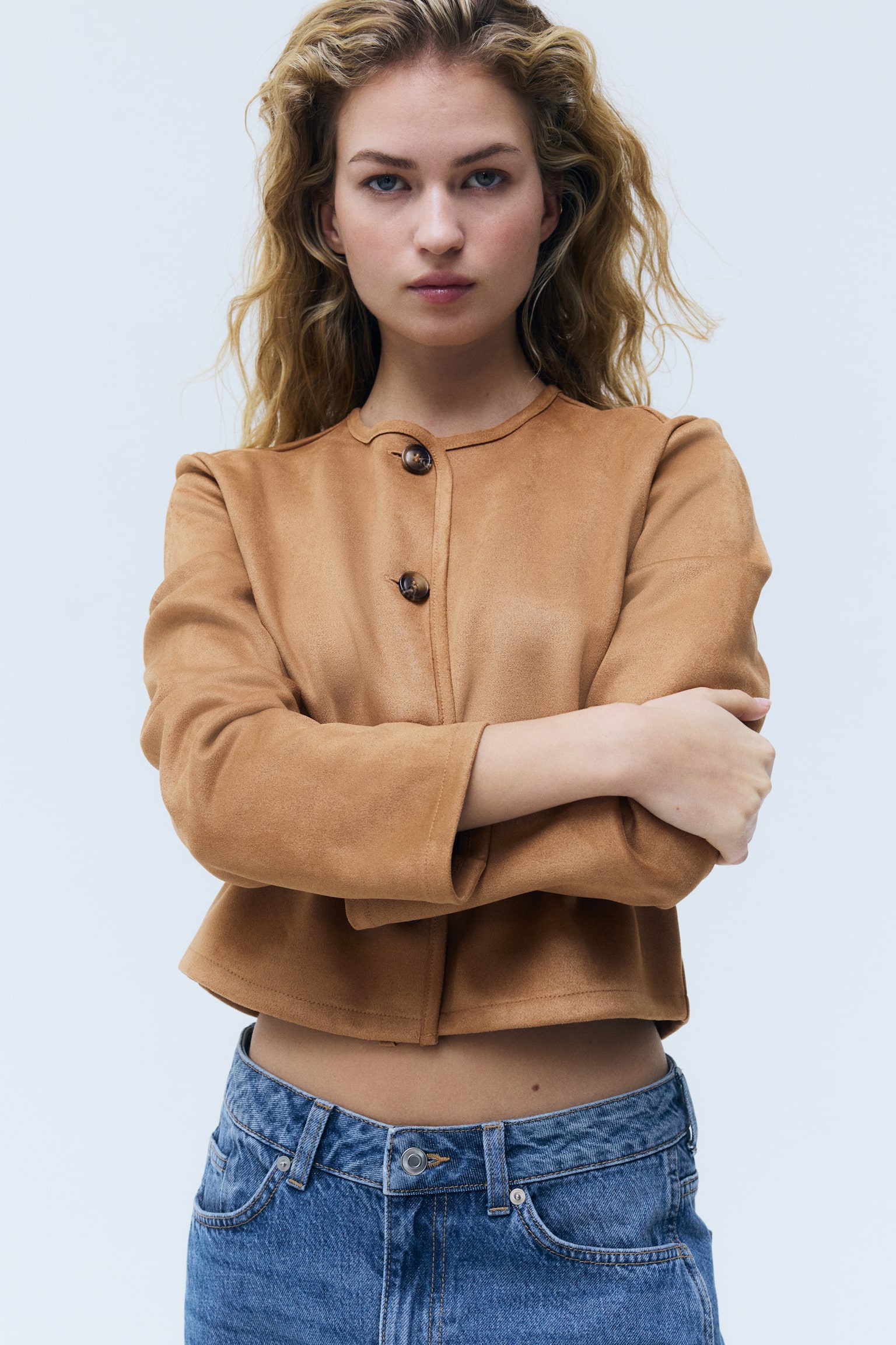 קרדיגן - בז' כהה/חום כהה/ירוק חאקי כהה - 5