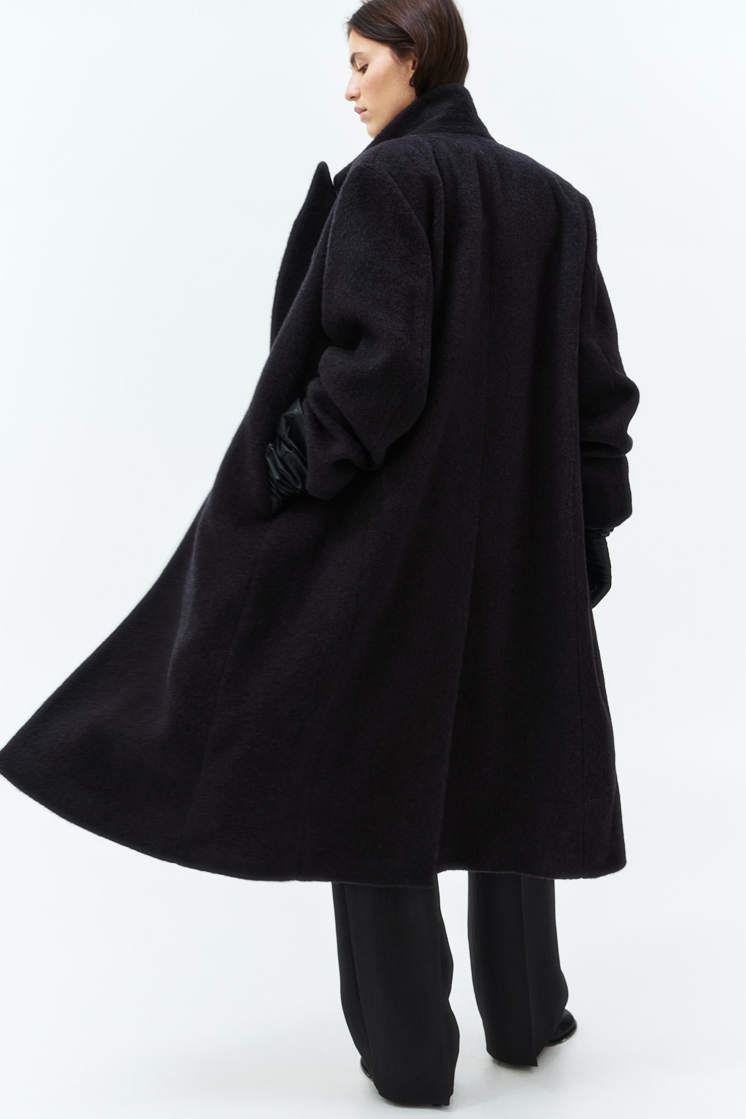 Wool coat - Black - 5