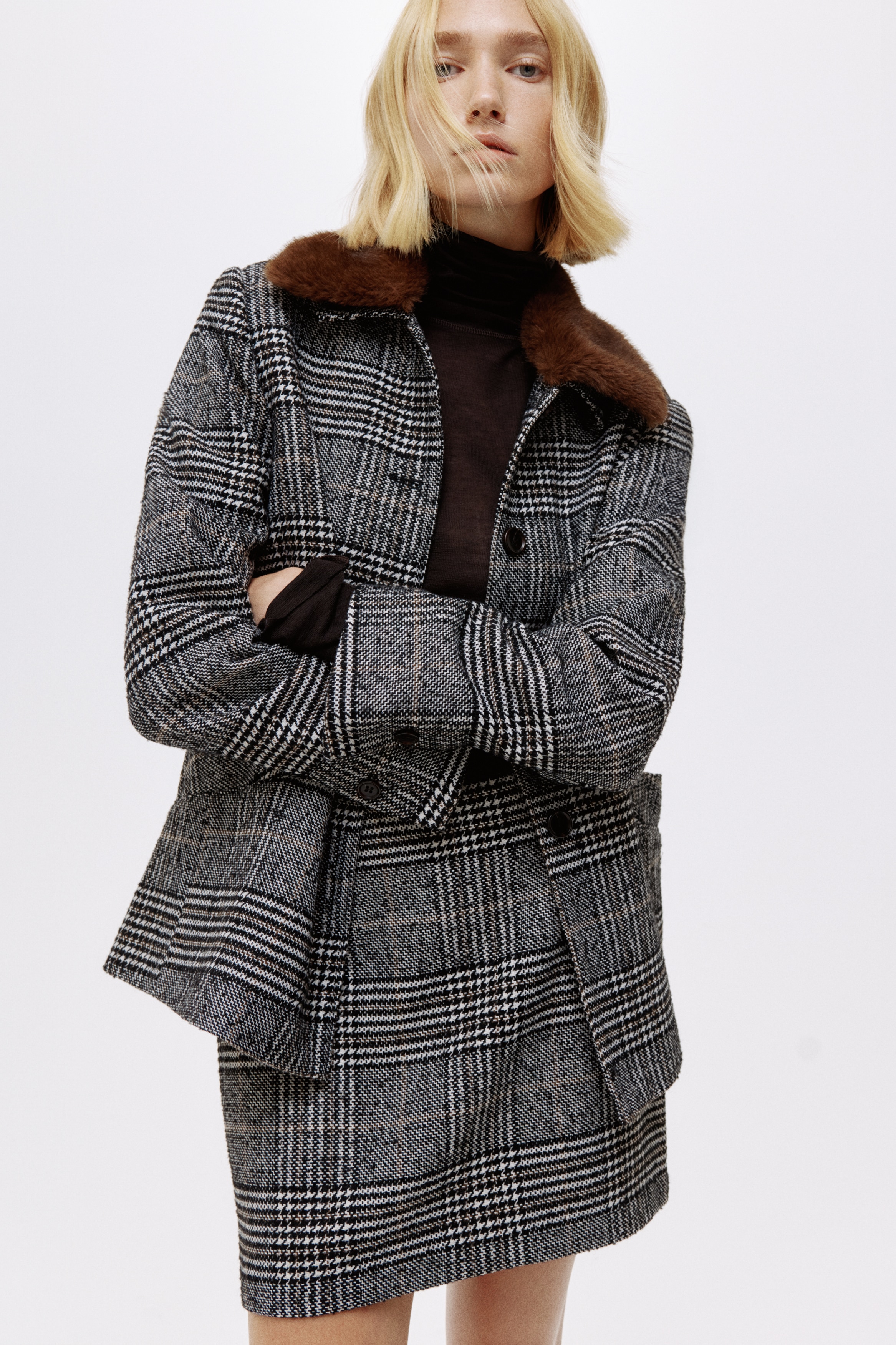 H & M - ミニスカート - ブラック