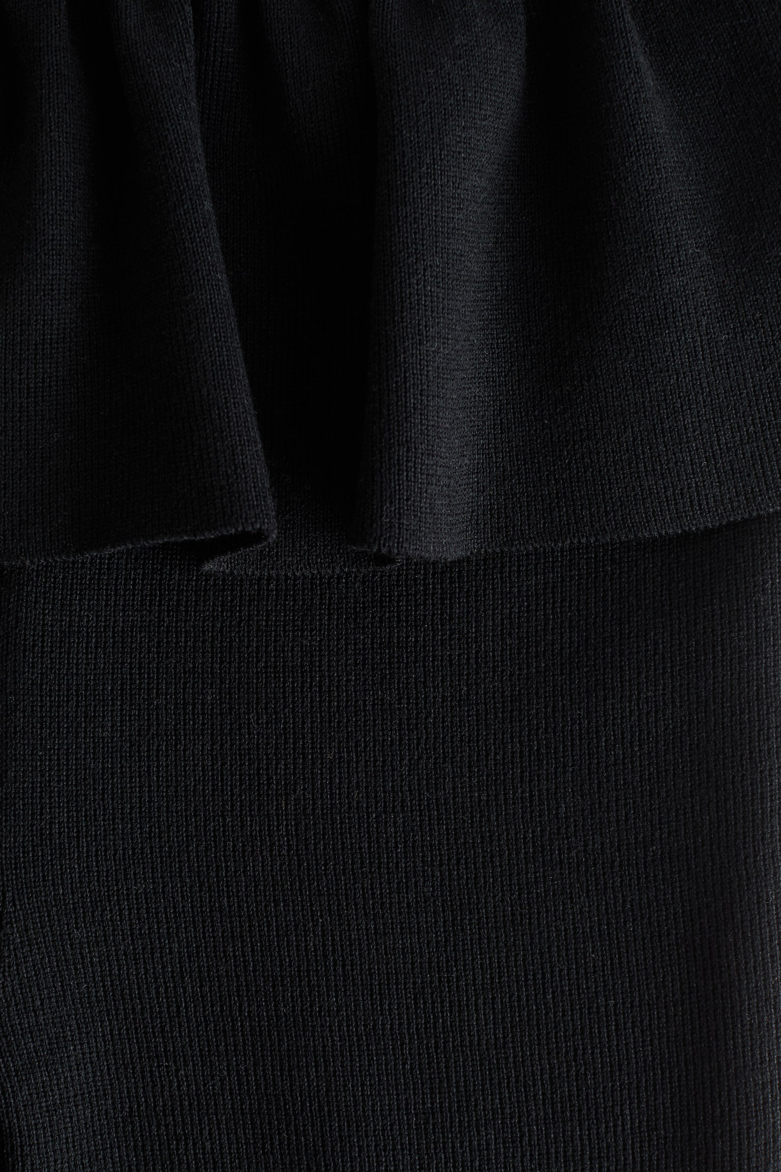 Женские брюки H&M Ruffle-Trimmed, цвет: Чёрный — фото 7