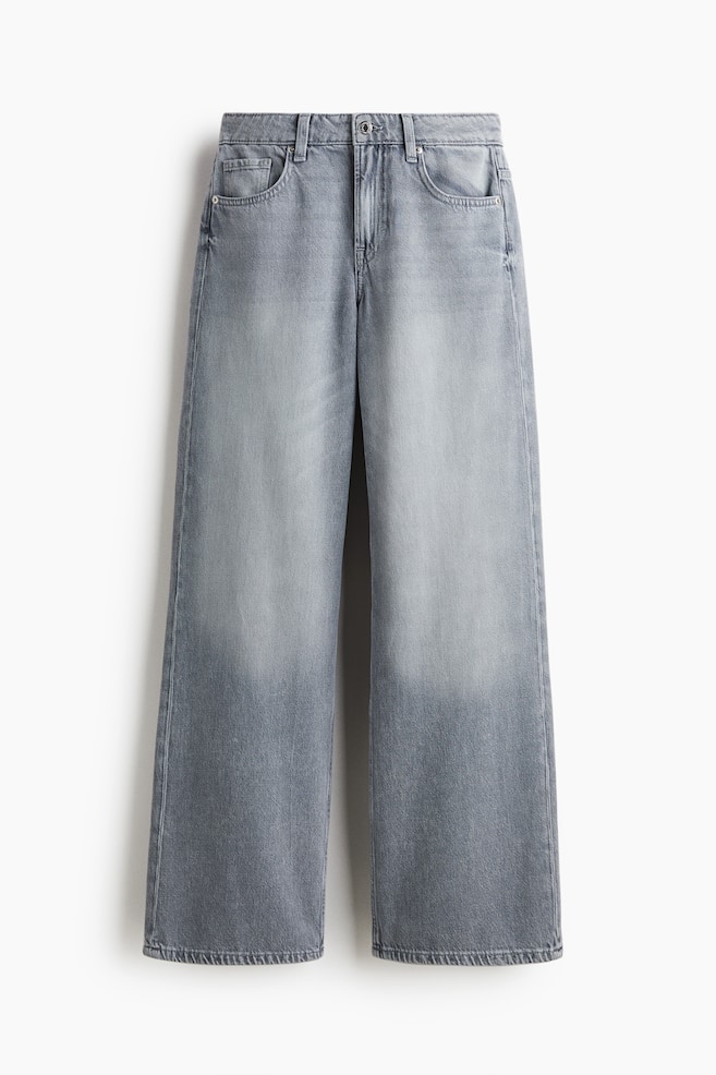 Feather Soft Wide Regular Jeans - Licht denimgrijs/Denimblauw/Donker denimblauw/Donker denimblauw - 1
